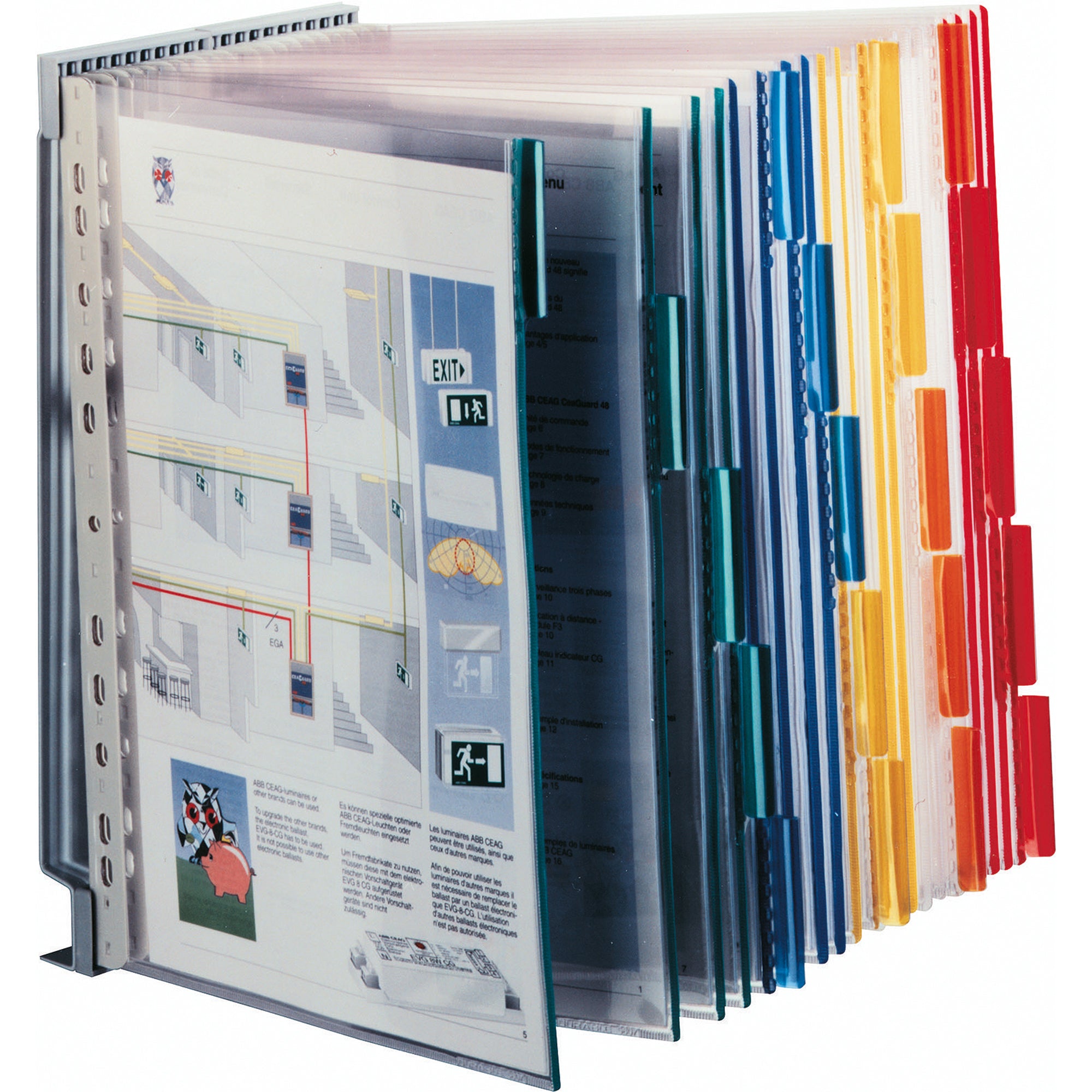 Durable Sichttafelwandhalter