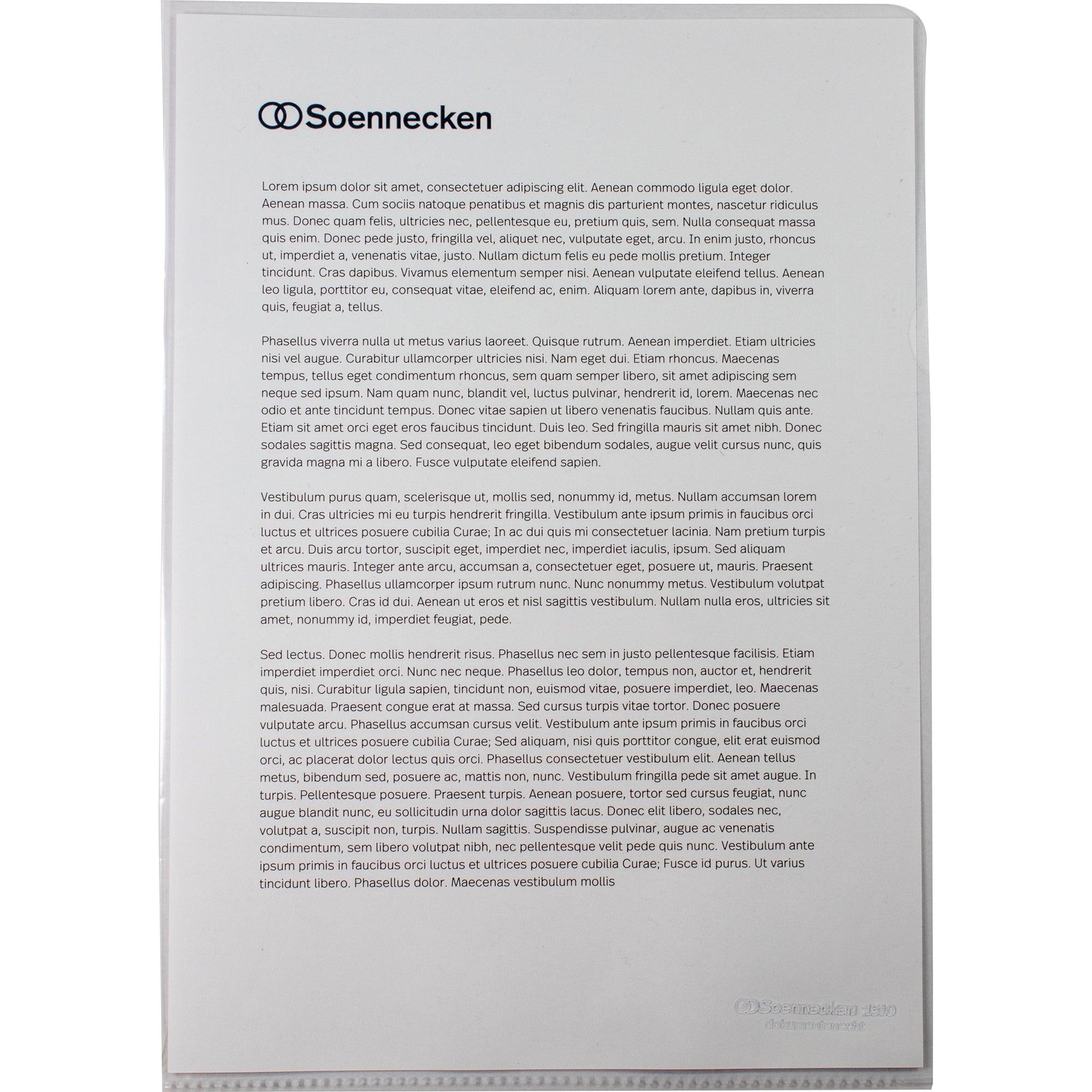 Soennecken Sichthülle, DIN A4