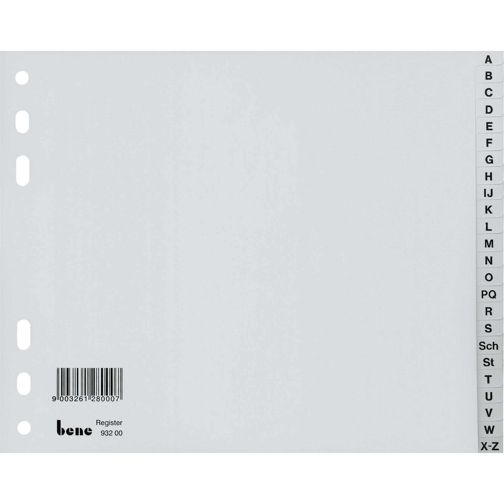 Leitz A-Z Register, DIN A4