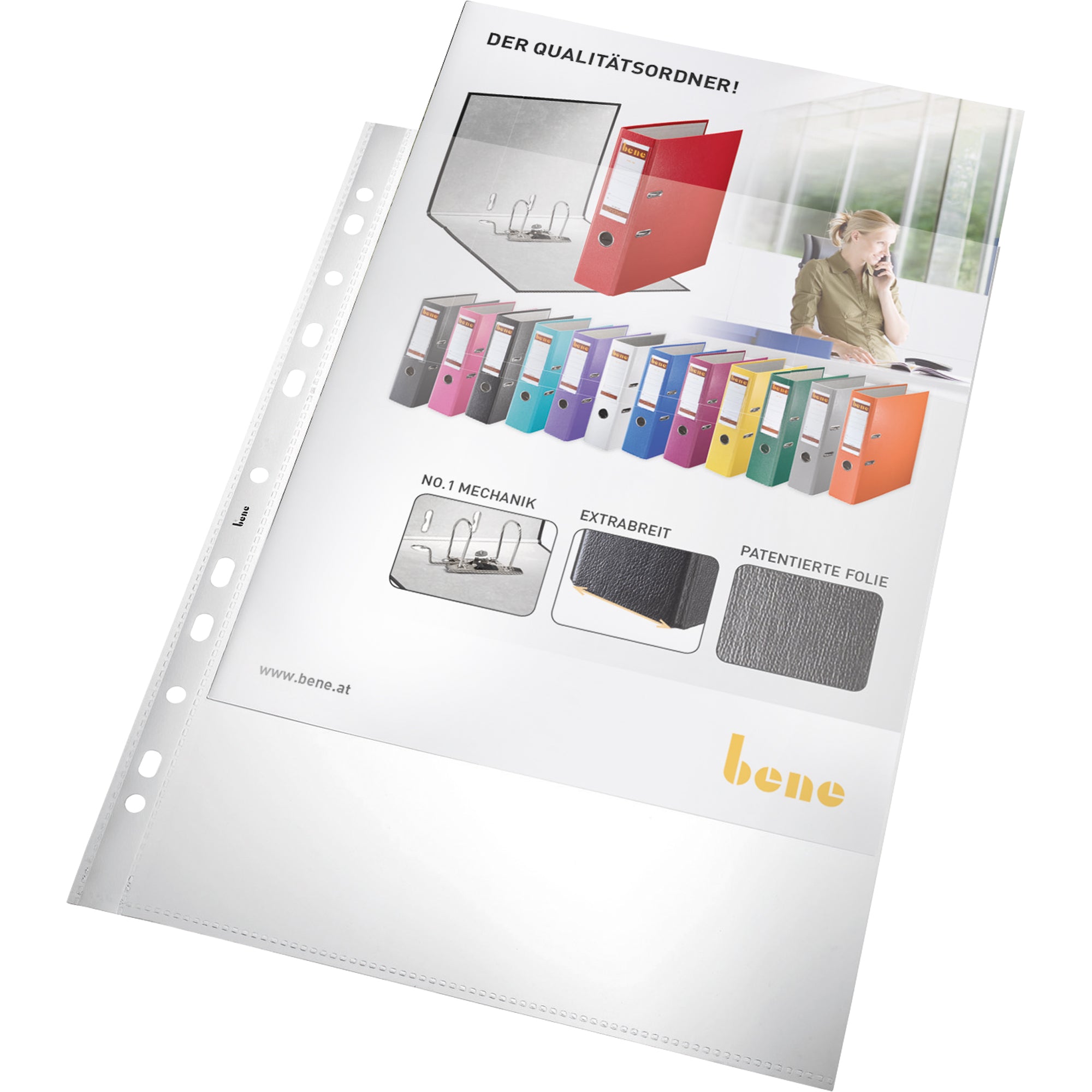 Bene Prospekthülle, transparent, DIN A4