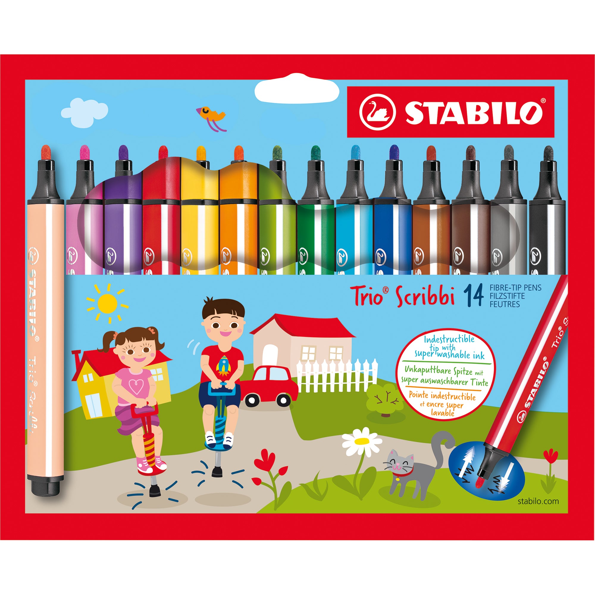 Stabilo Fasermaler Trio® Scribbi