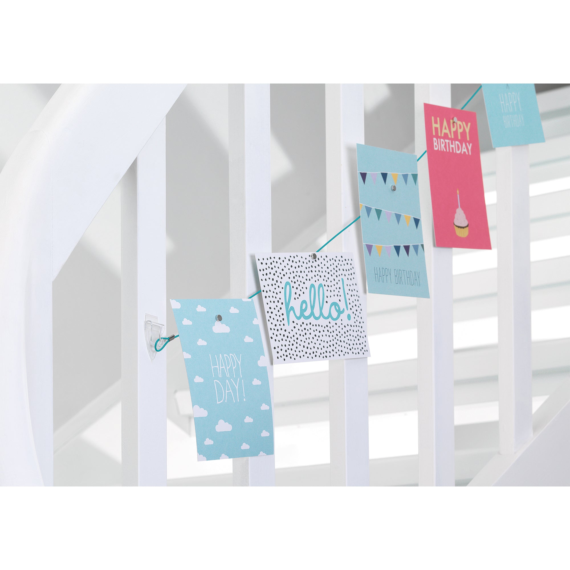 tesa Haken Powerstrips® transparent Deco