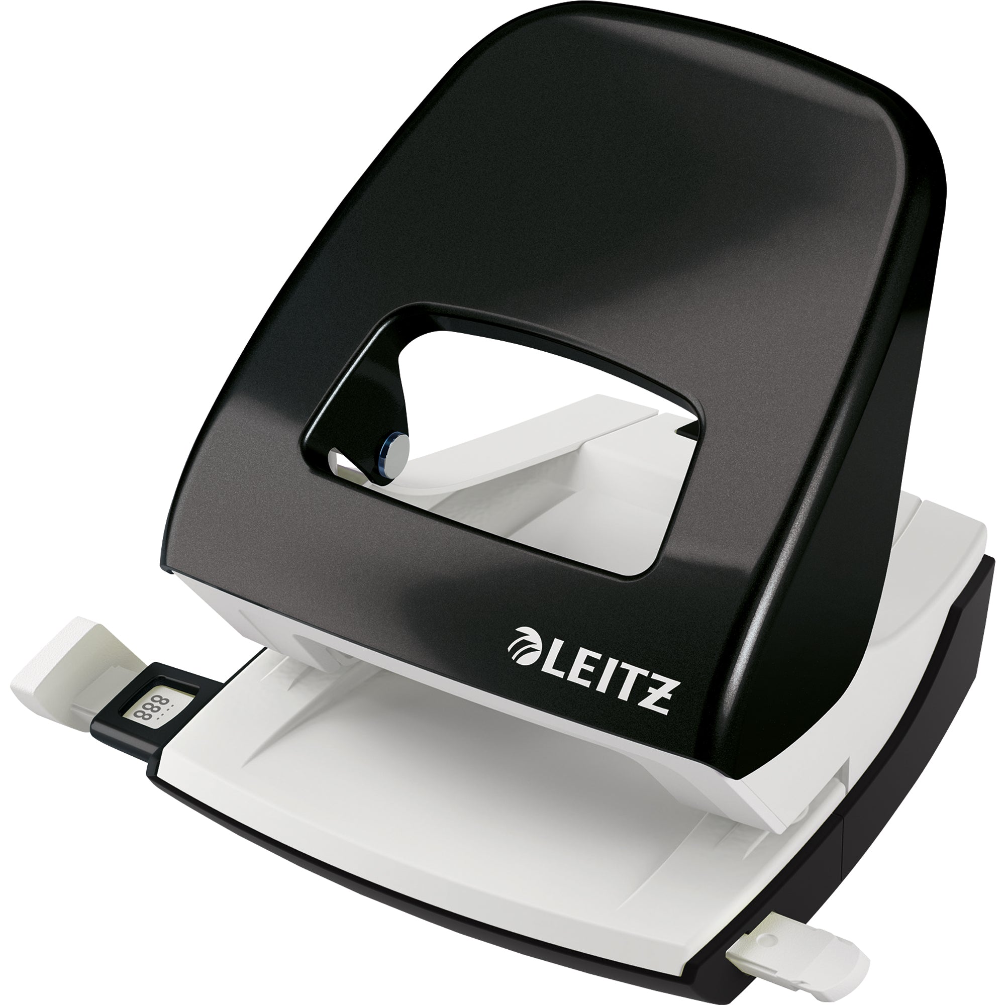 Leitz Locher NeXXt max. 30Bl. Metall perlweiß, DIN A4, Folio