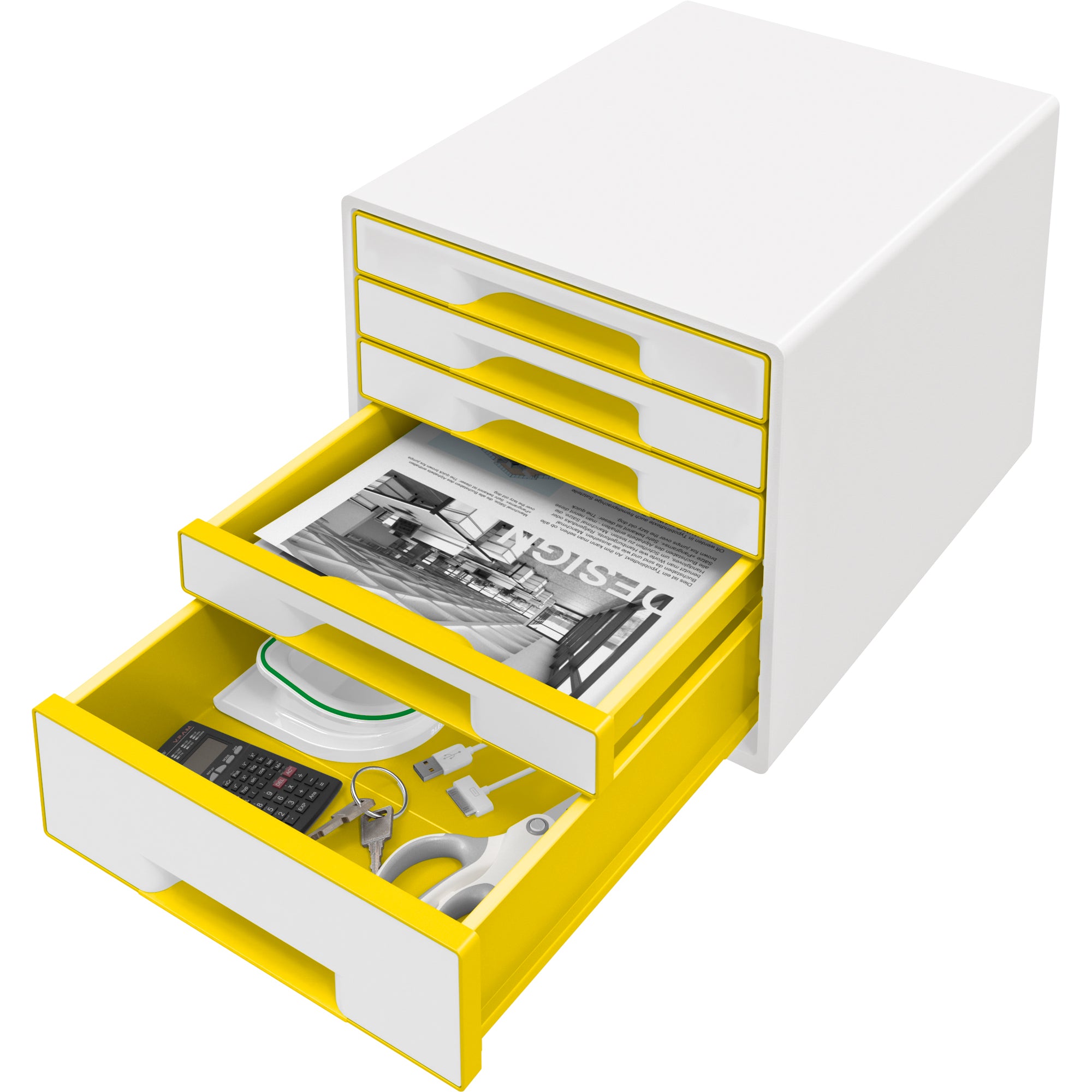Leitz Schubladenbox WOW CUBE, DIN A4
