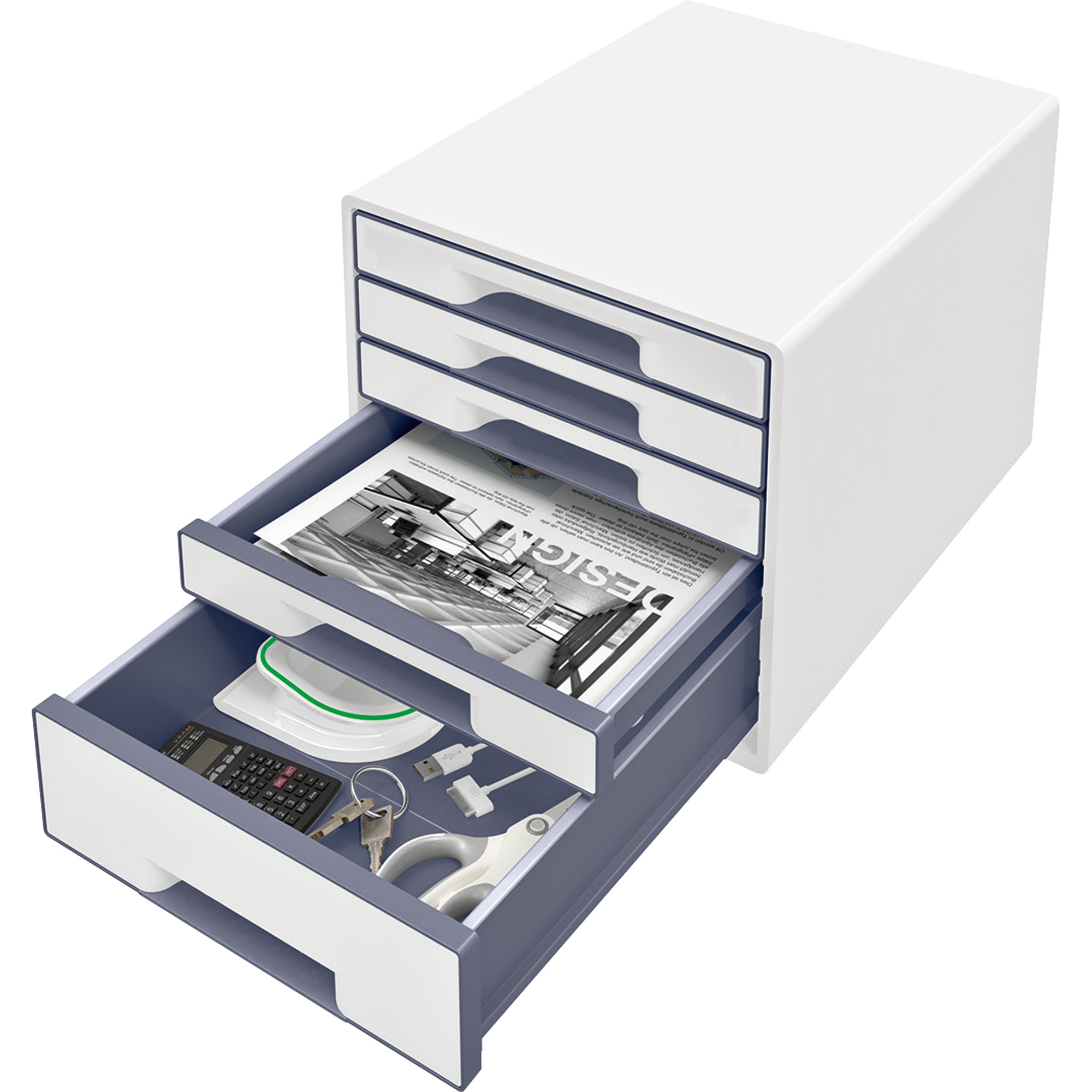 Leitz Schubladenbox WOW CUBE, DIN A4