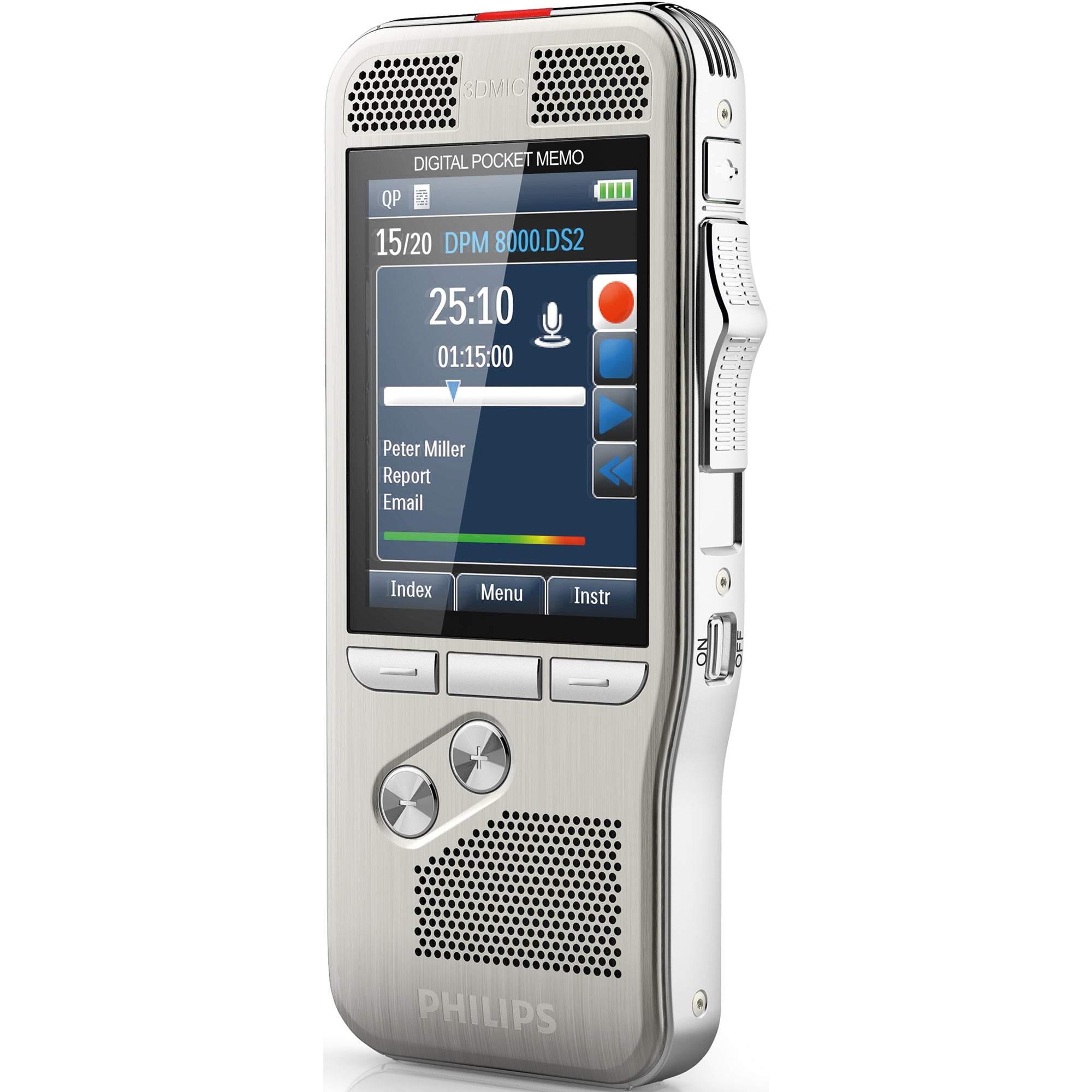 Philips Diktiergerät Digital Pocket Memo DPM 8100
