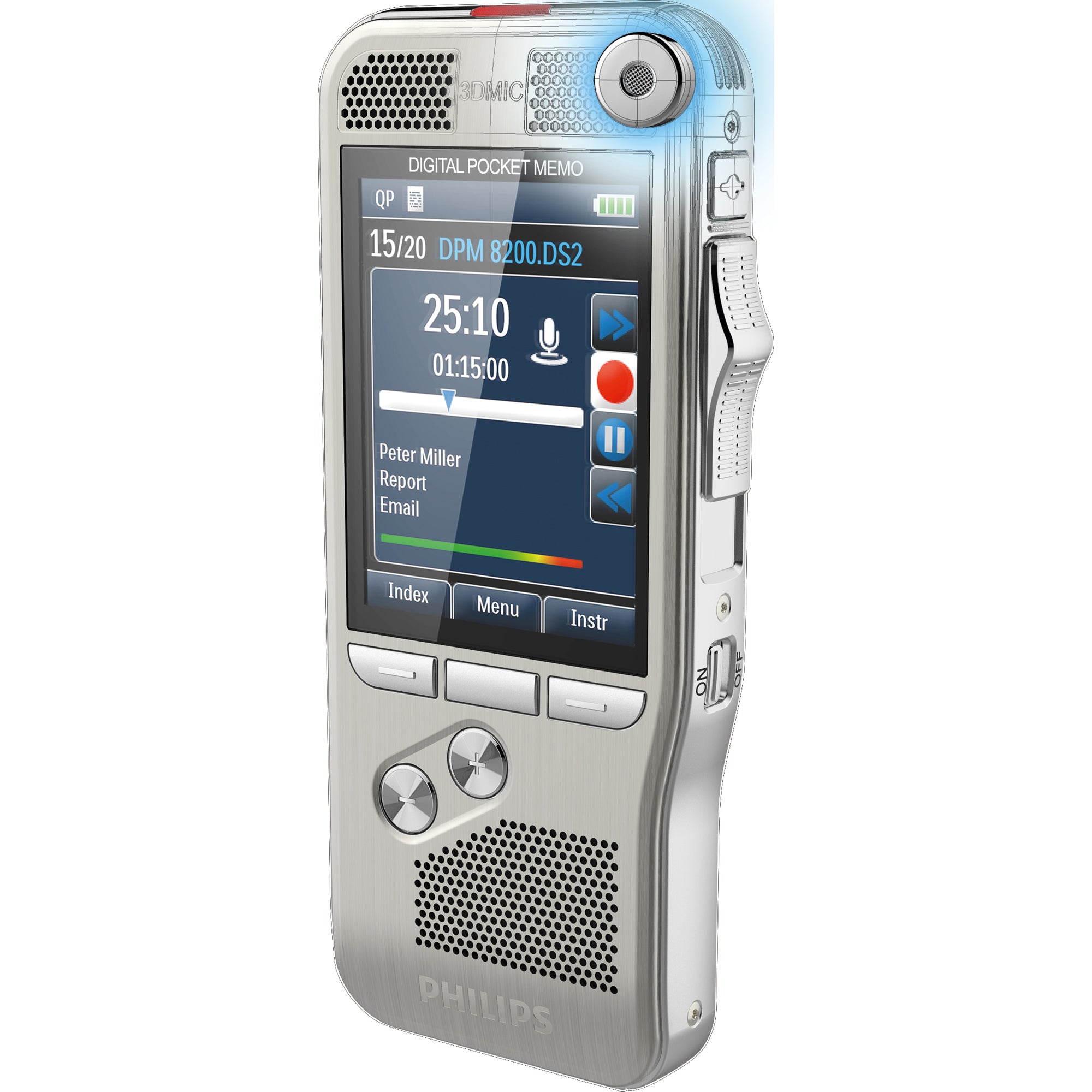 Philips Diktiergerät Digital Pocket Memo DPM 8100