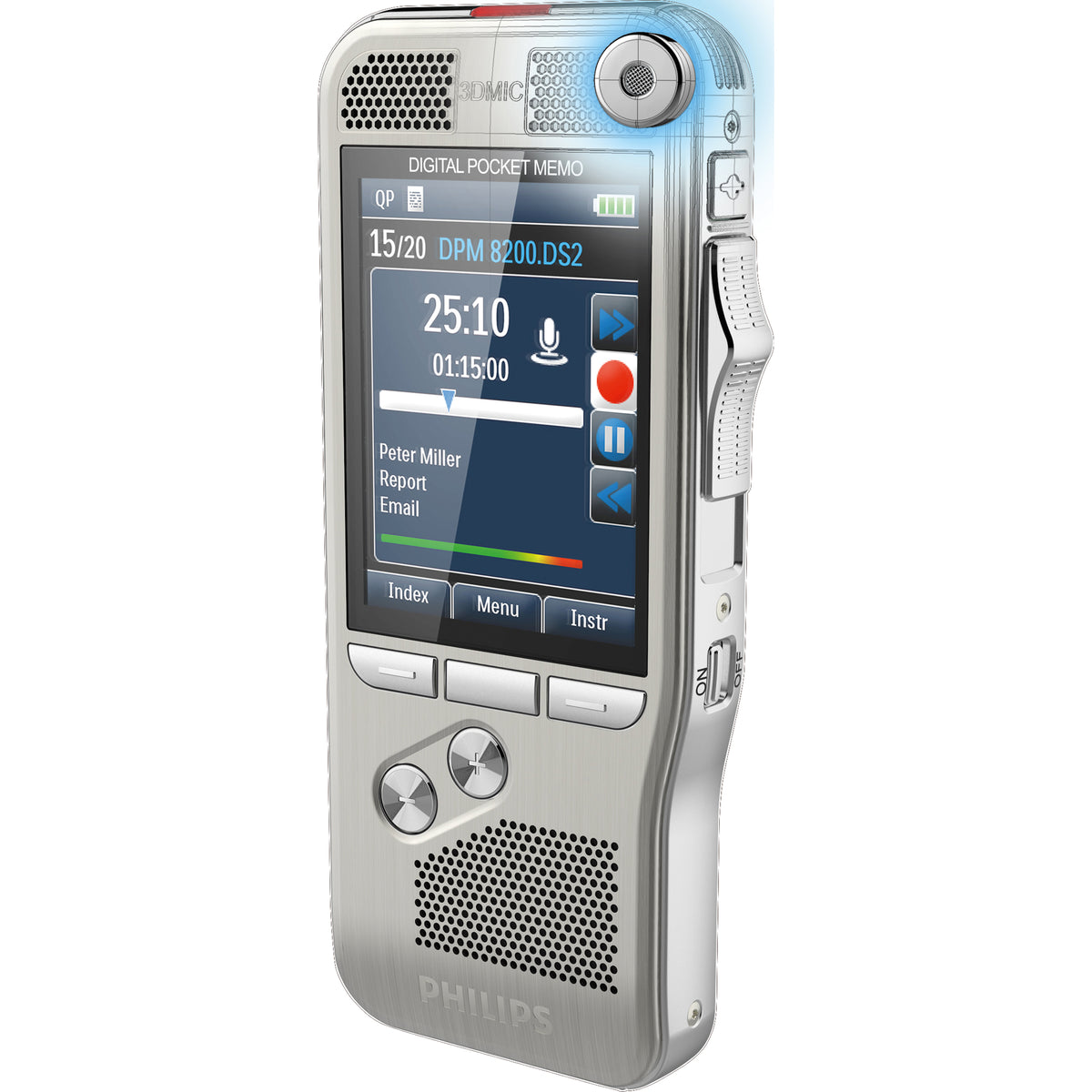 Philips Diktiergerät Digital Pocket Memo DPM 8100