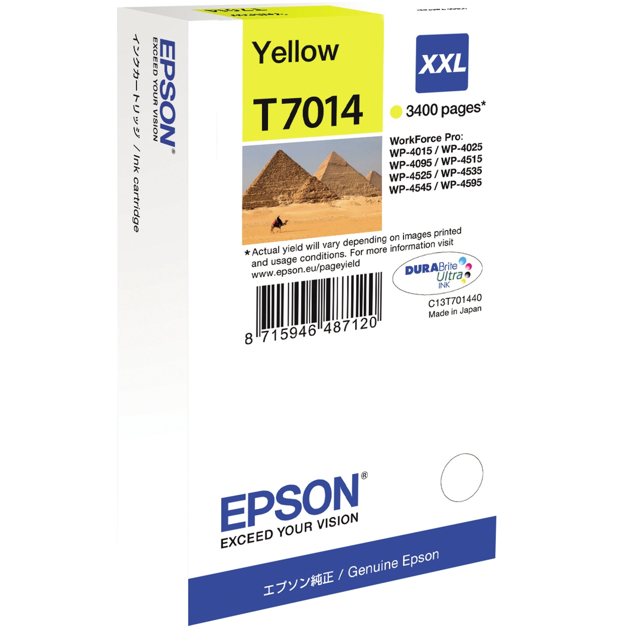 Epson Tintenpatrone, gelb