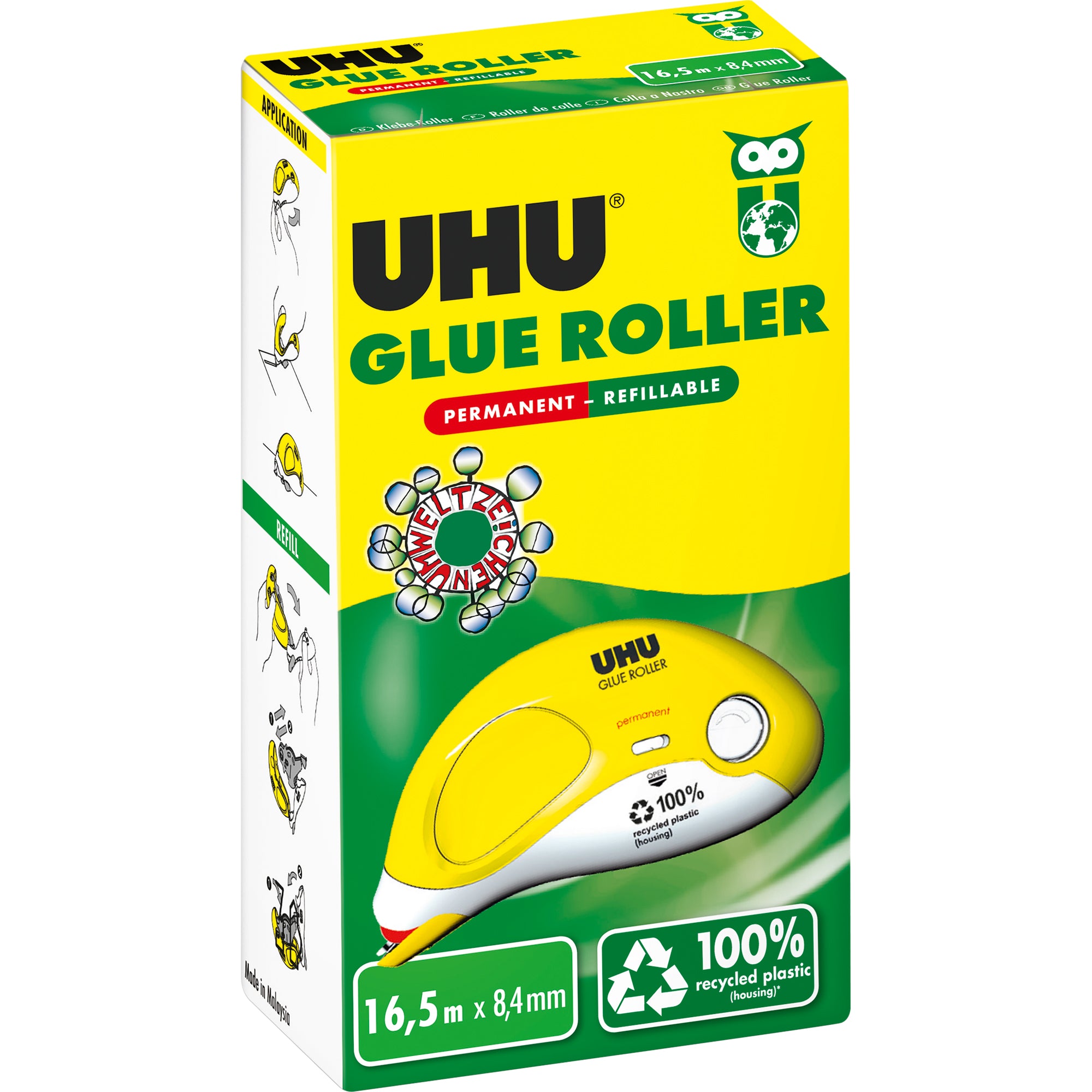 Uhu Kleberoller GLUE PERMANENT REFILLABLE