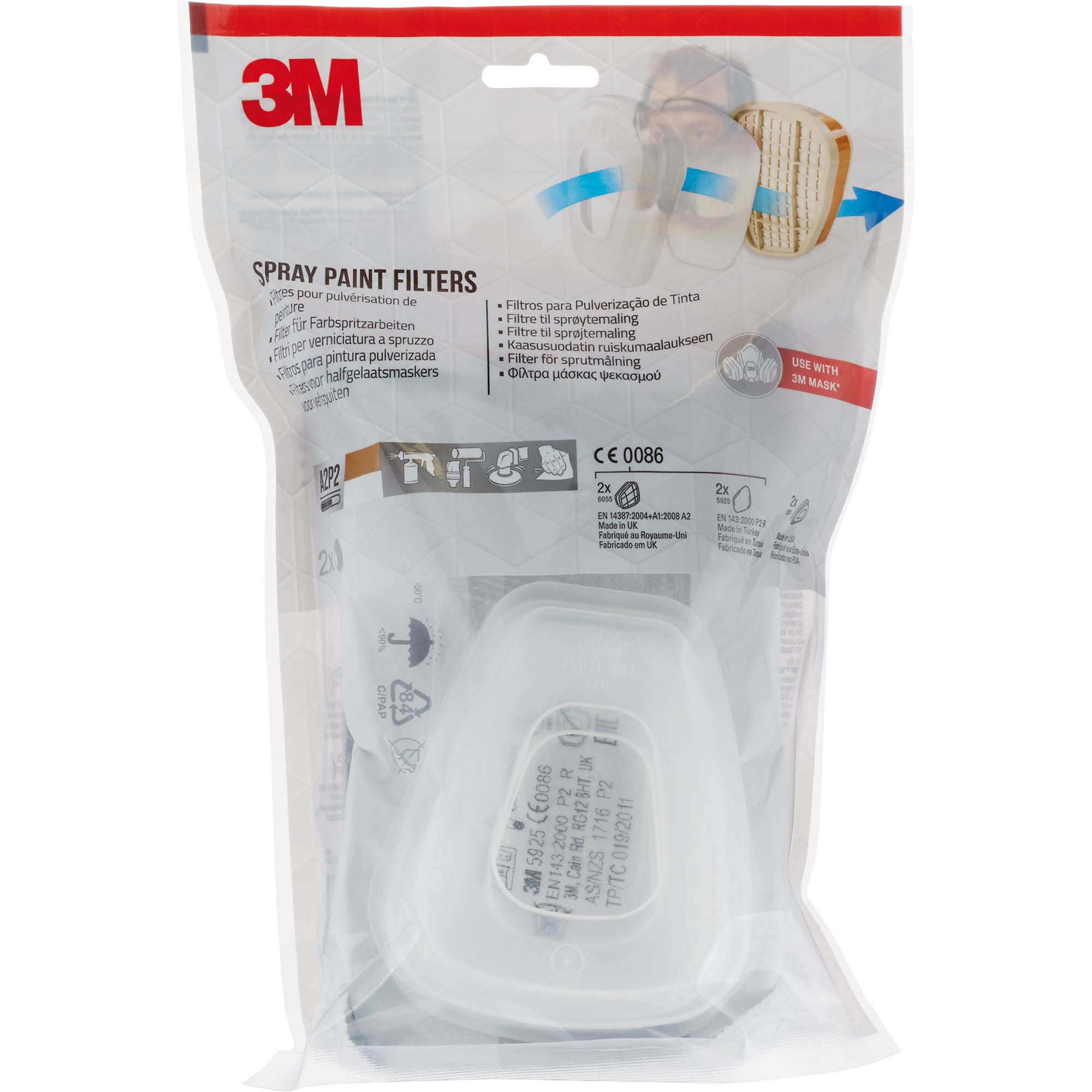 3M Atemfilter 6002CR