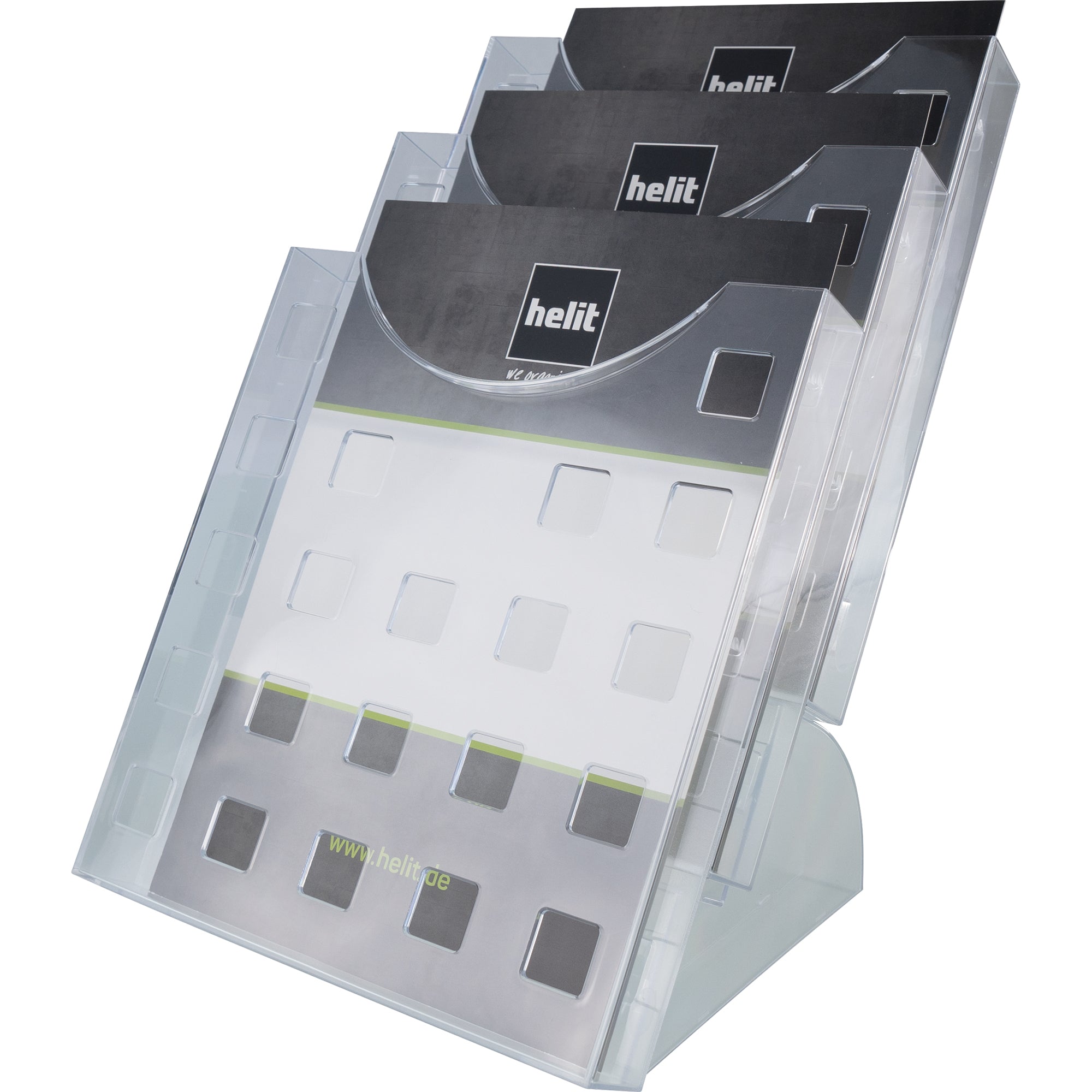 helit Prospekthalter the step grid