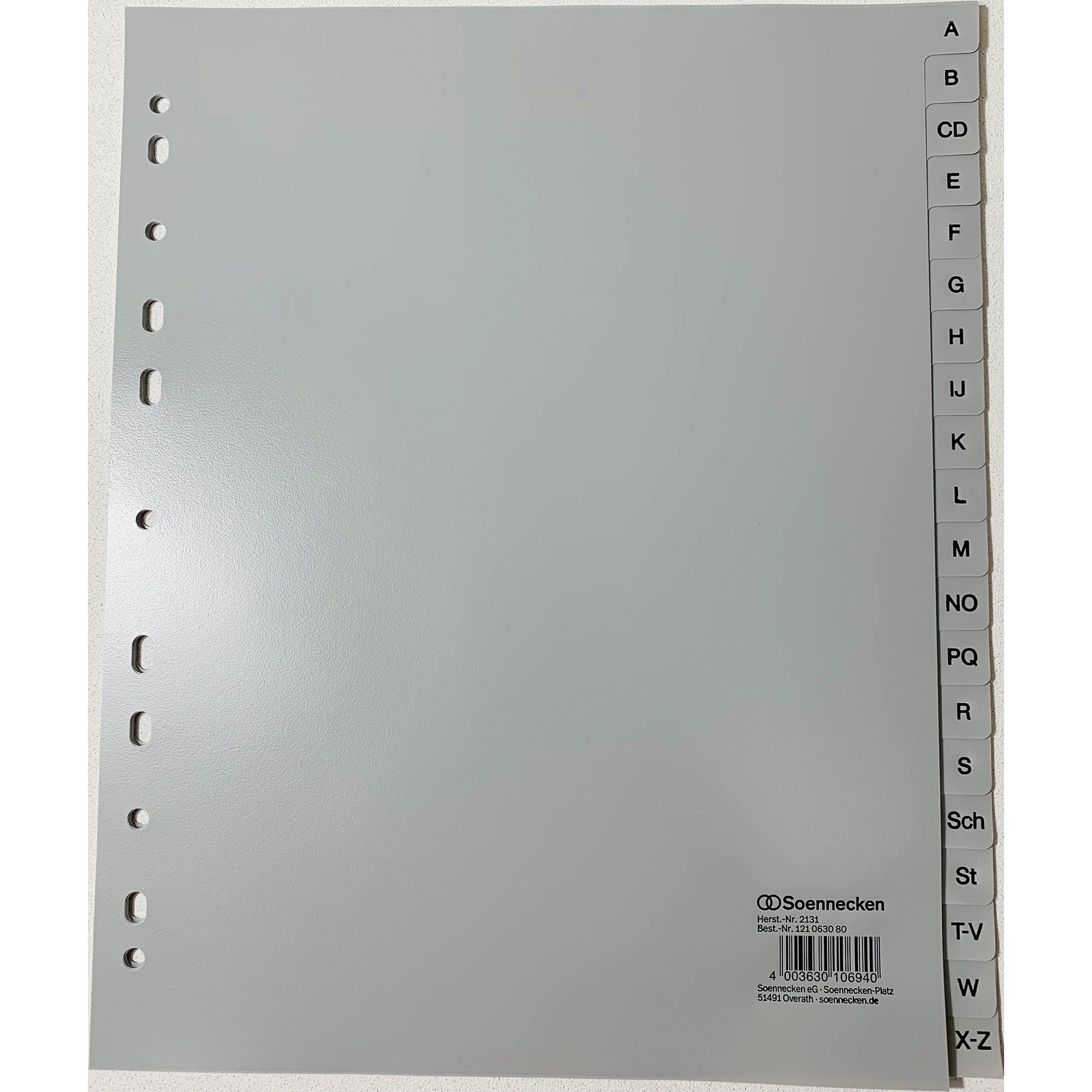 Soennecken A-Z Register