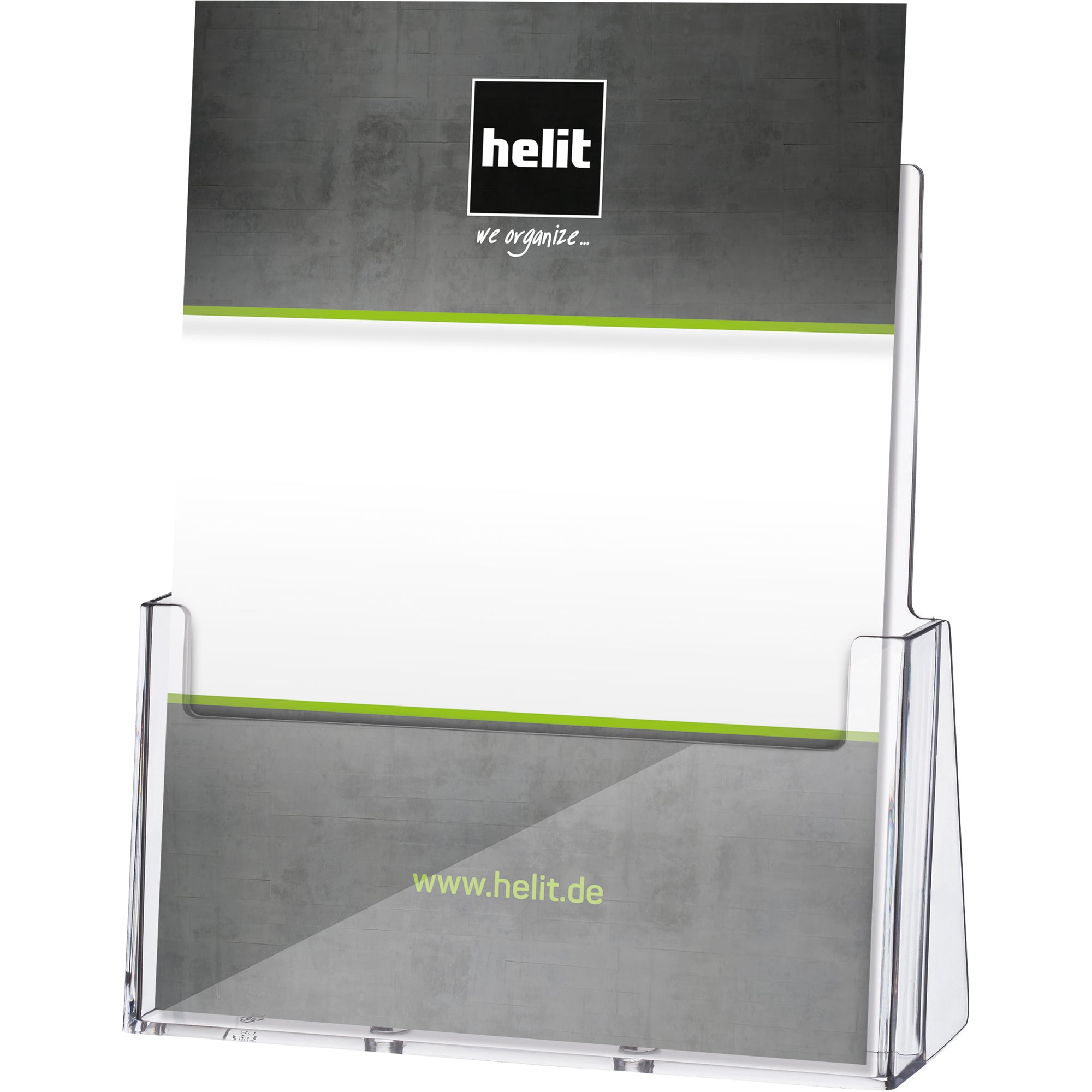 helit Prospekthalter the helpdesk, DIN A4