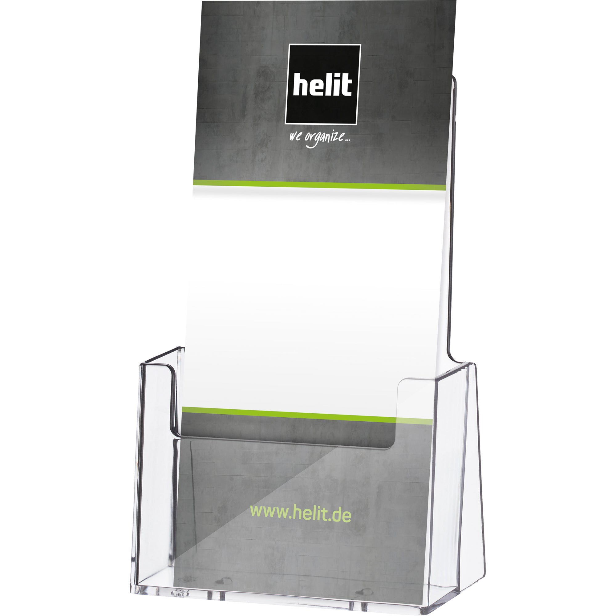 helit Prospekthalter the helpdesk, 1/3 DIN A4