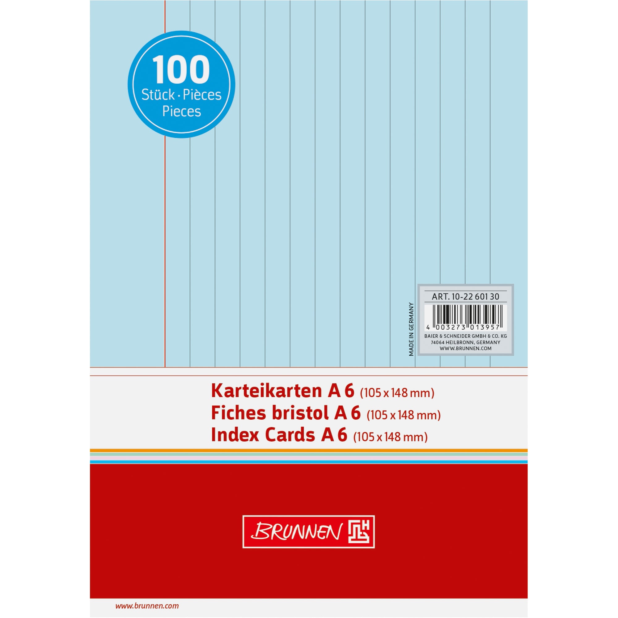 Brunnen Karteikarte