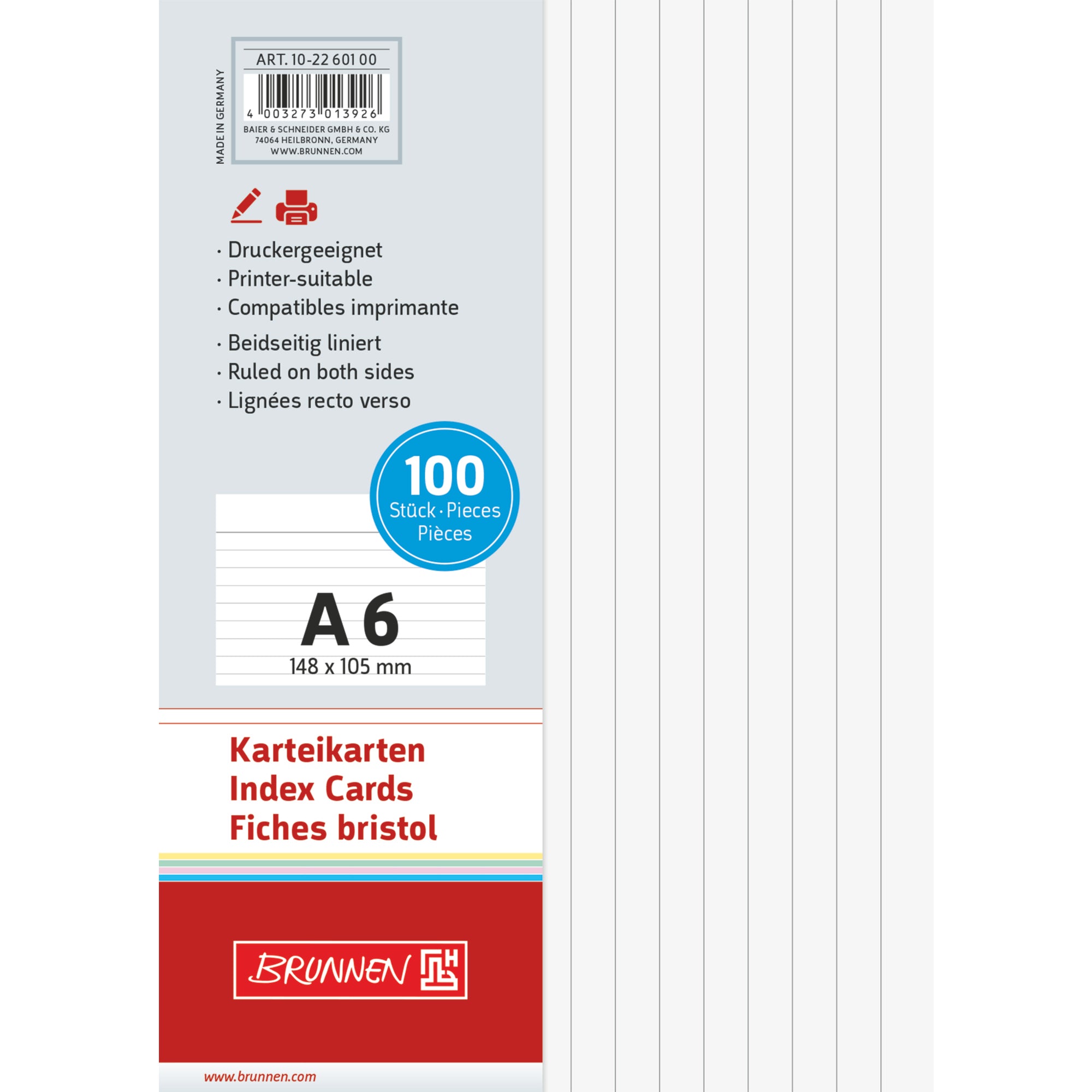 Brunnen Karteikarte