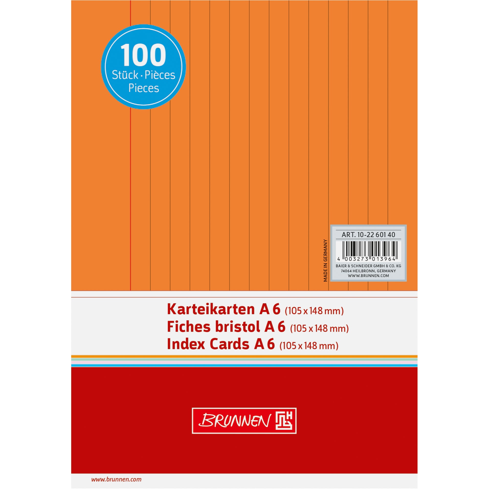 Brunnen Karteikarte
