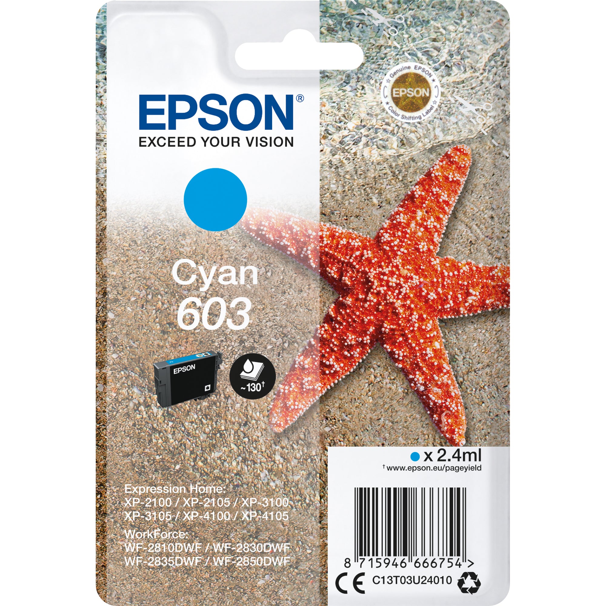 Epson Tintenpatrone, cyan