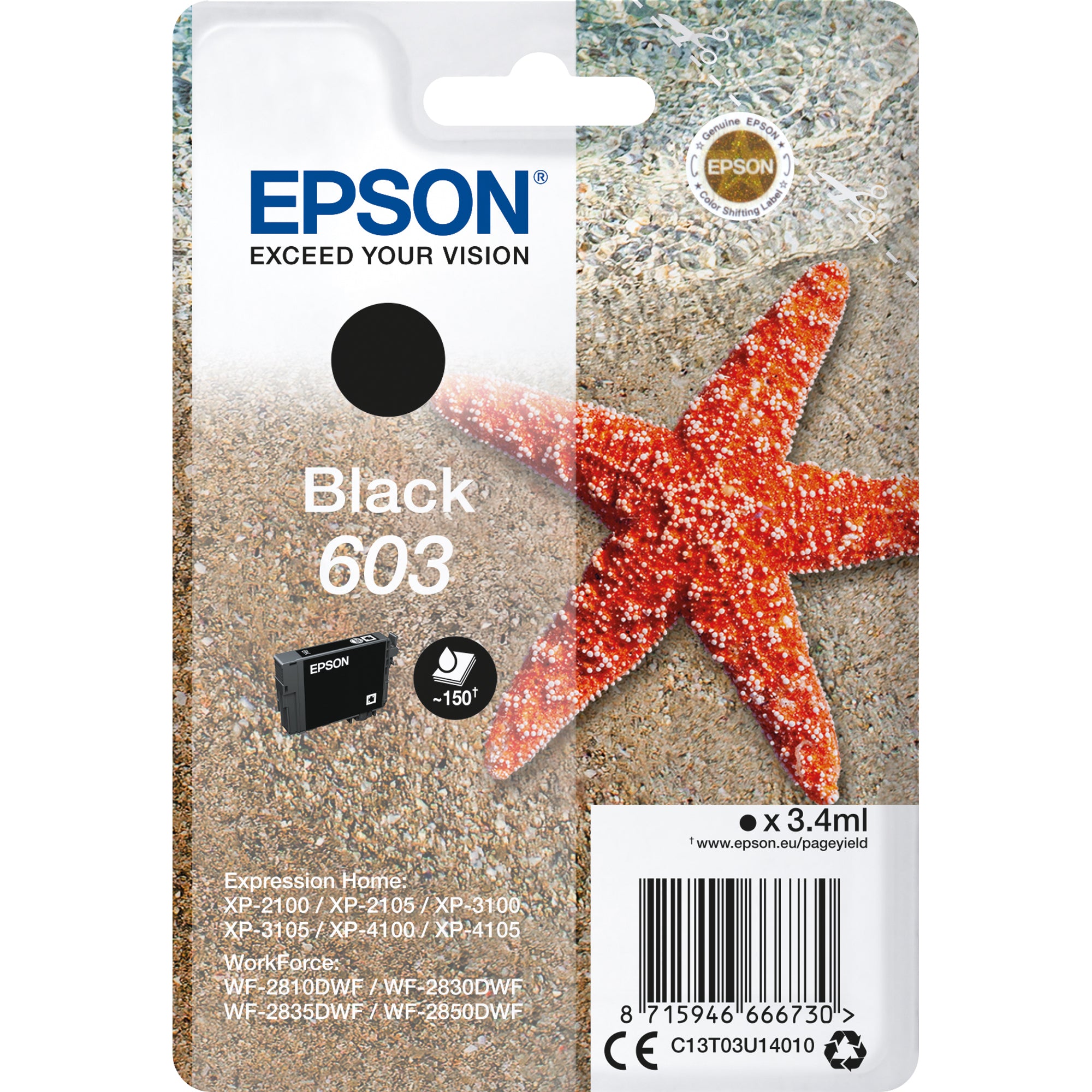 Epson Tintenpatrone, schwarz