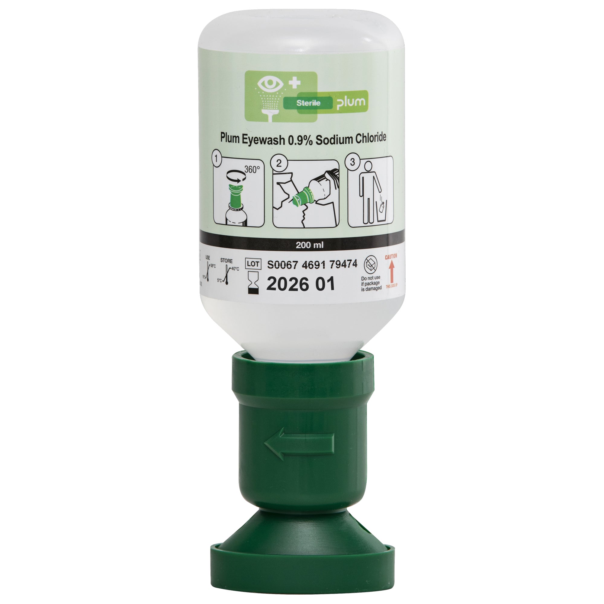 Plum Augendusche 0.9 % Sodium Chloride