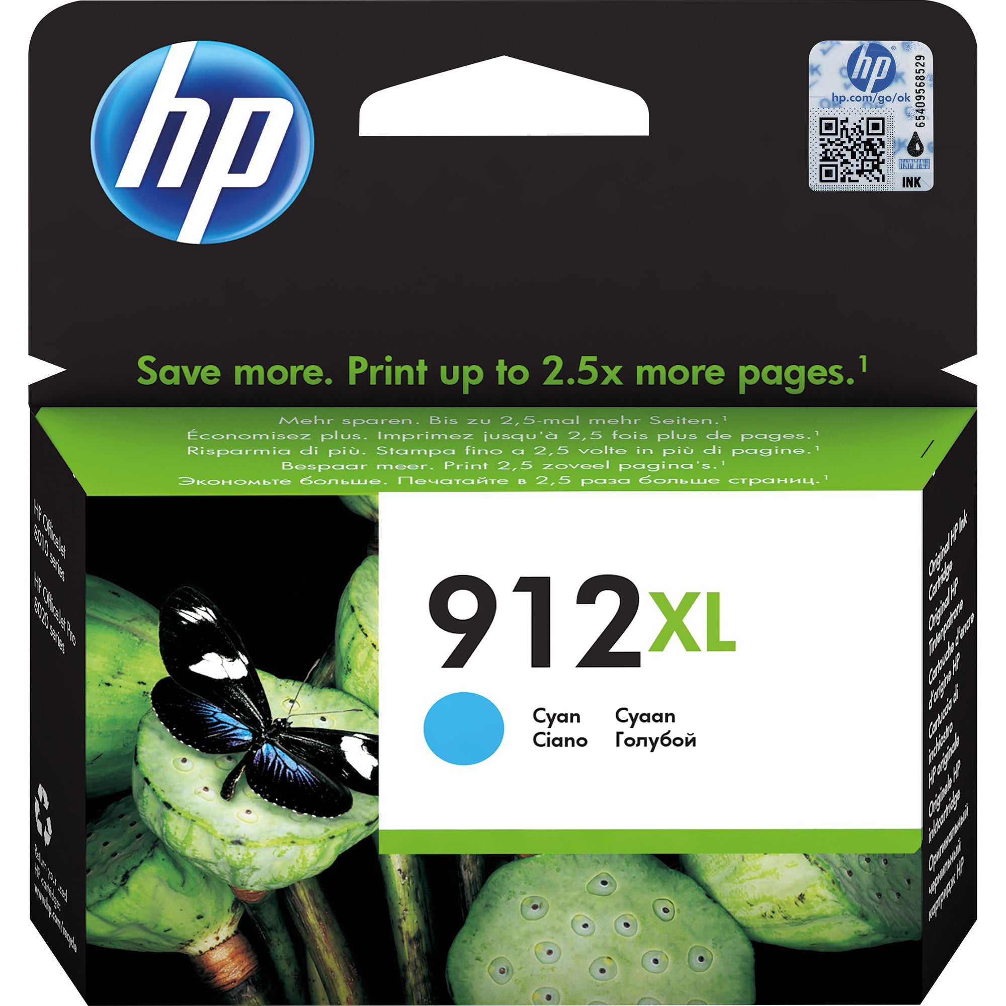 HP Tintenpatrone 912XL 825S cyan