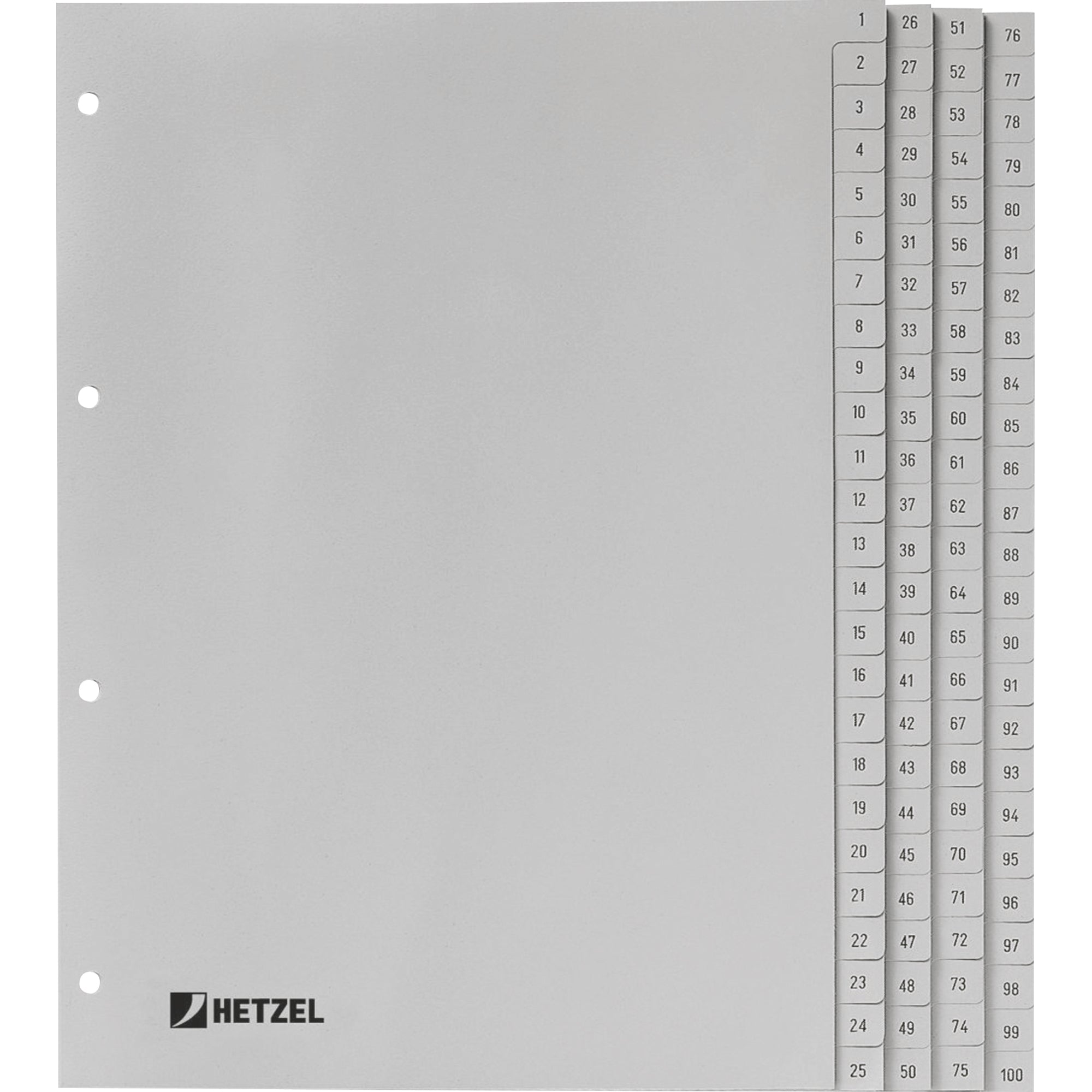 Esselte Zahlenregister, DIN A4