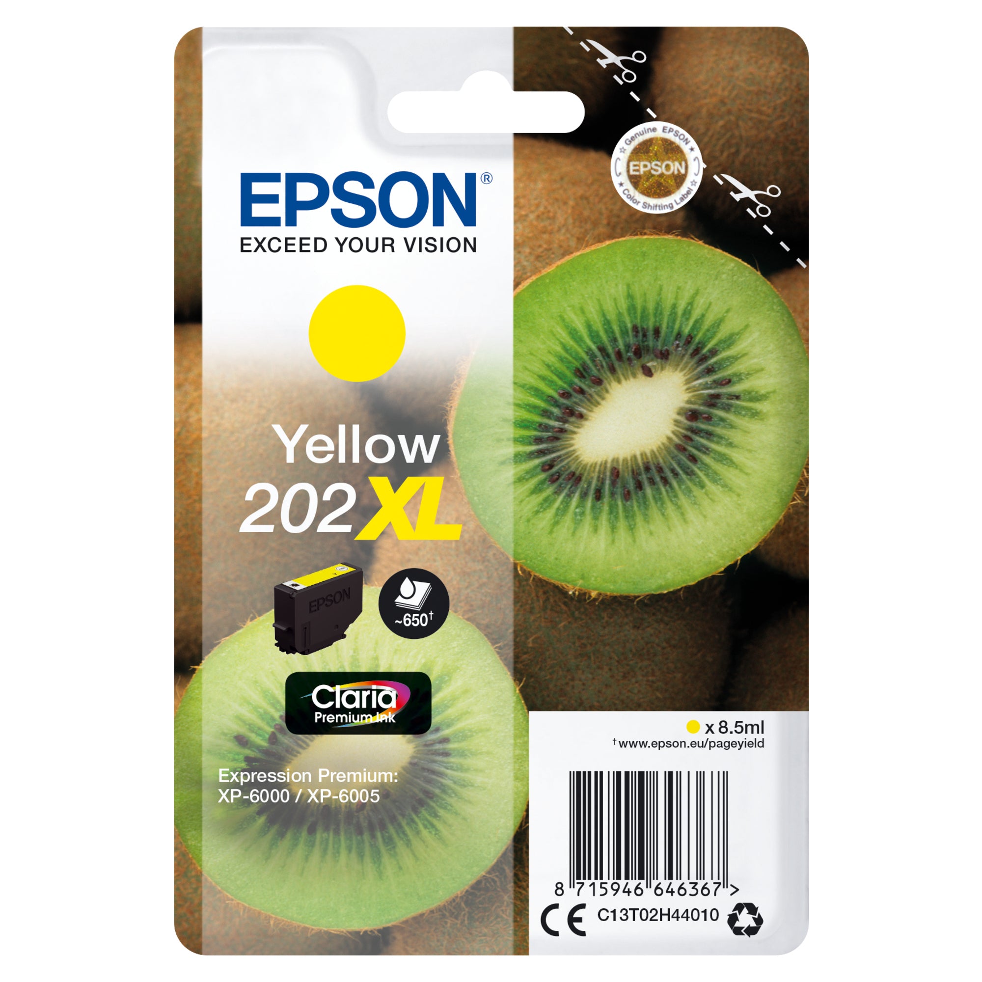 Epson Tintenpatrone, gelb