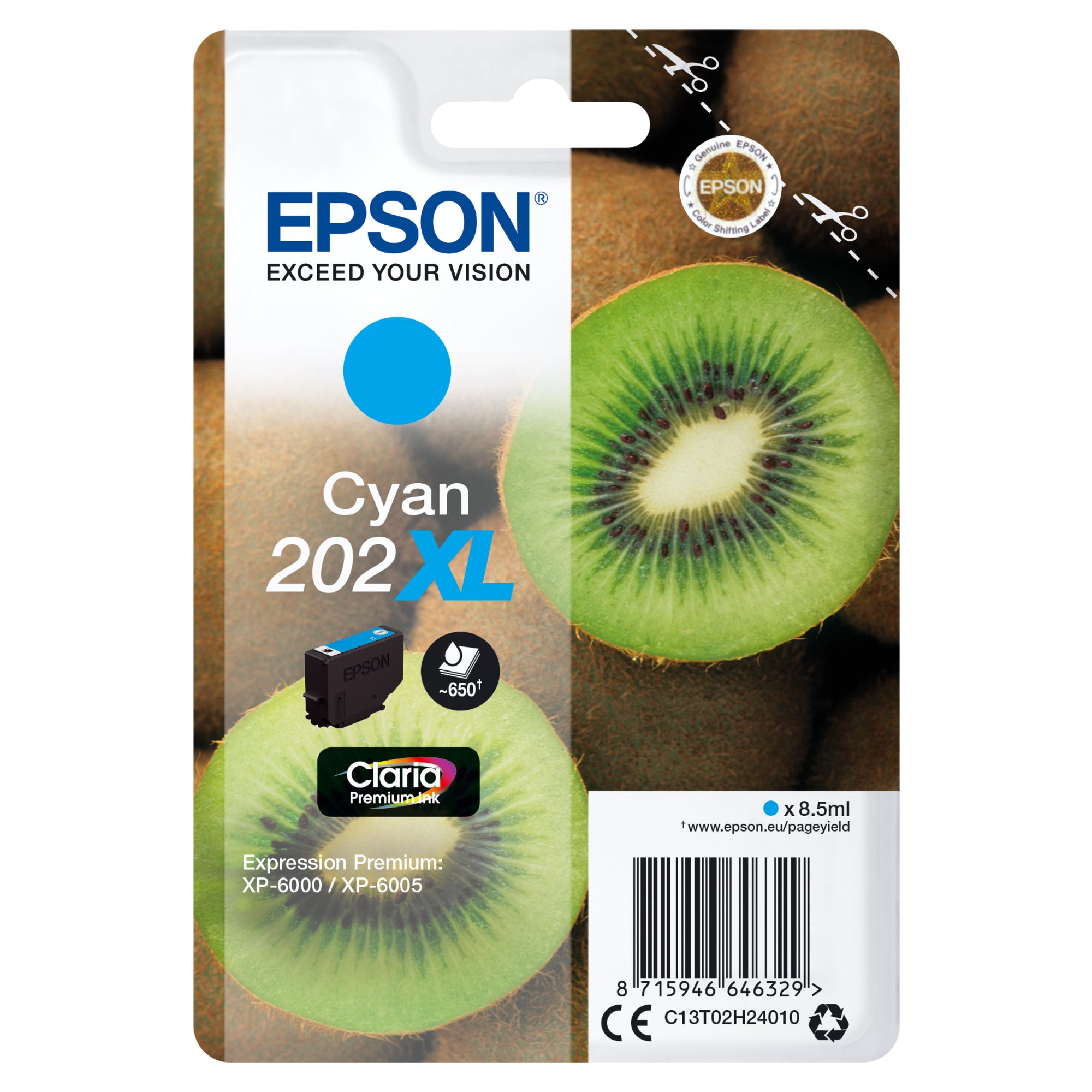 Epson Tintenpatrone, cyan