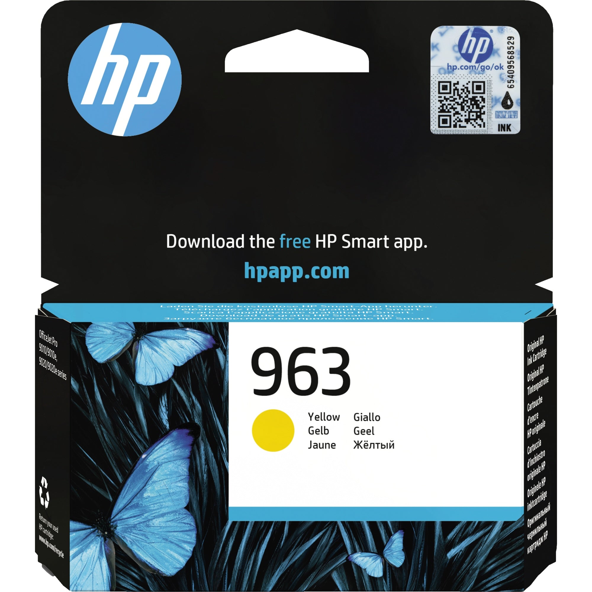 HP Tintenpatrone 963 700S gelb