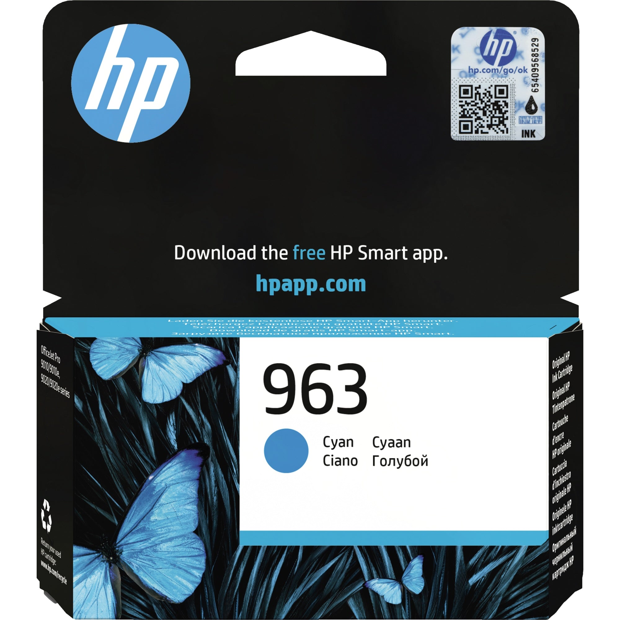 HP Tintenpatrone 963 700S cyan