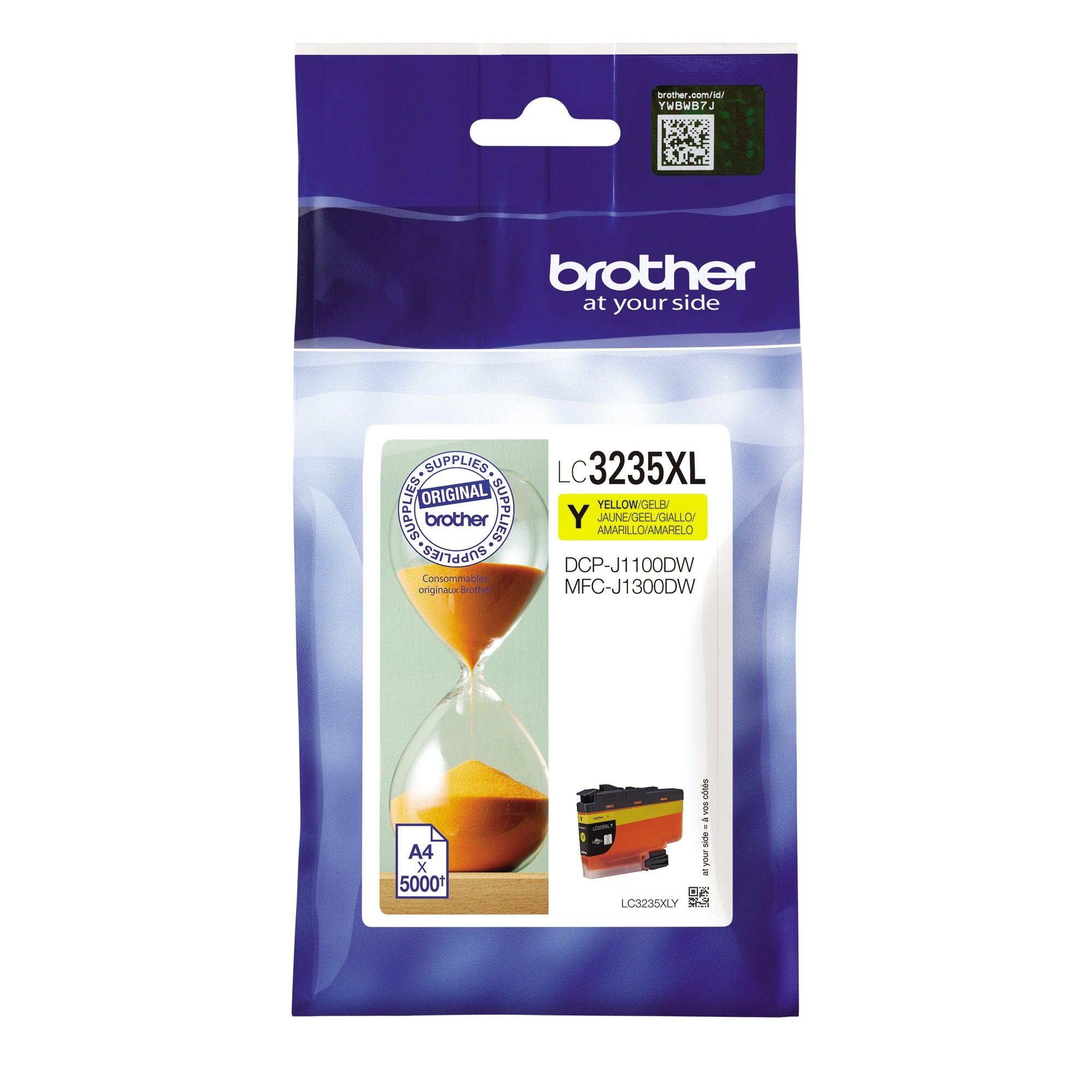 Brother Tintenpatrone, gelb