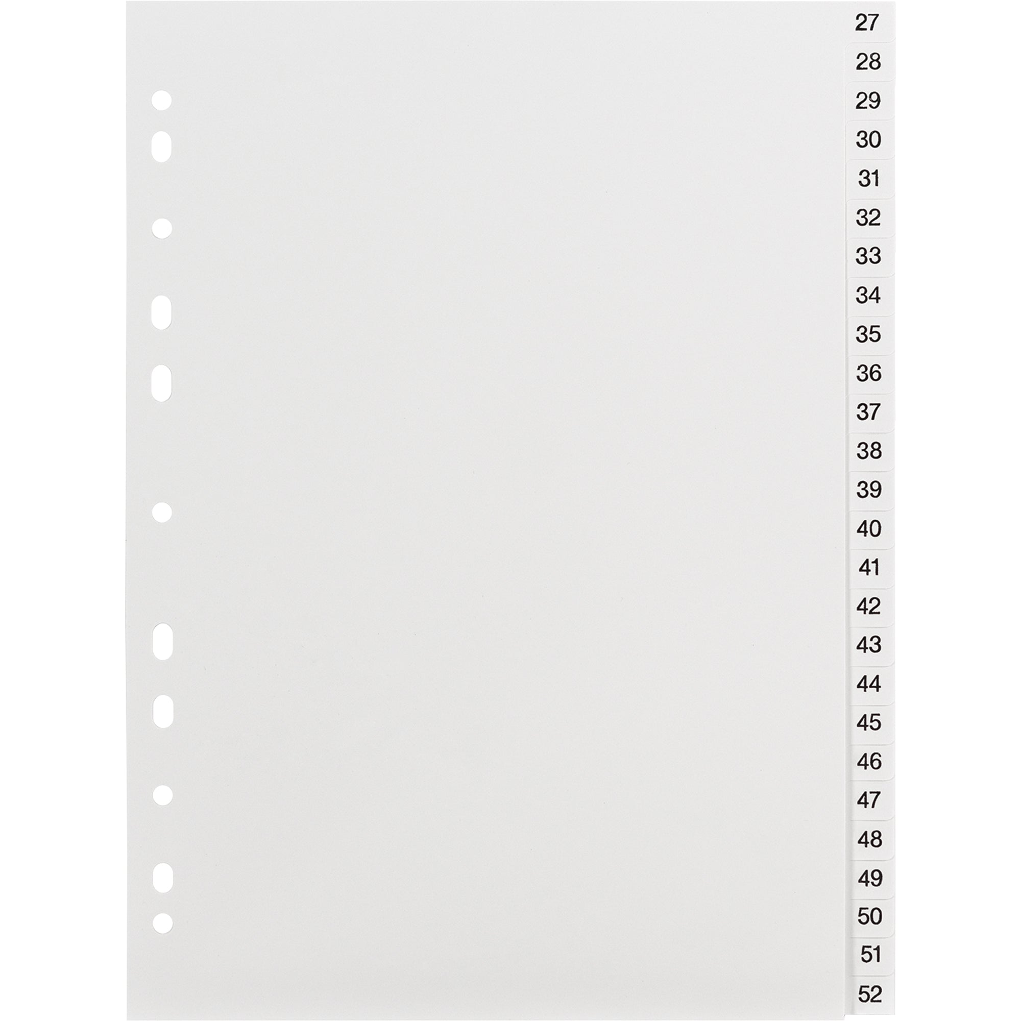 Soennecken Zahlenregister, DIN A4