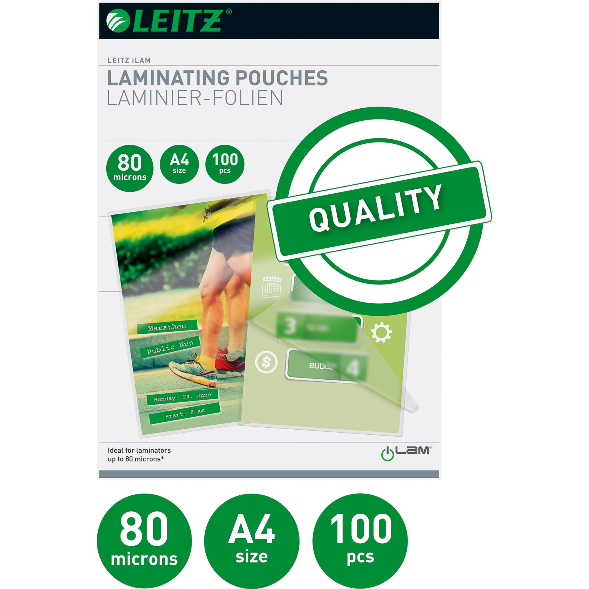 Leitz Laminierfolie, DIN A4