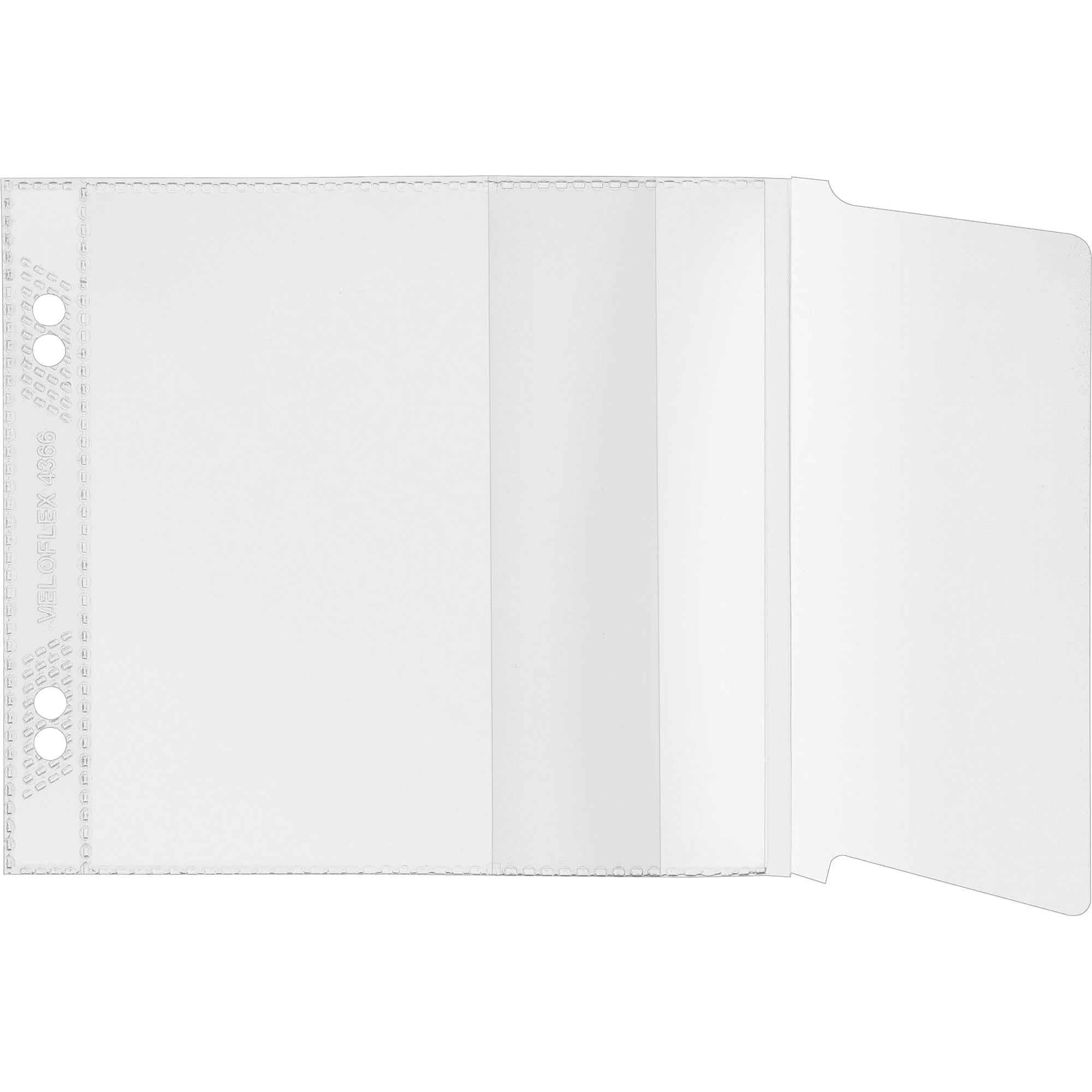 Veloflex CD/DVD Hülle für 1CD PP transparent