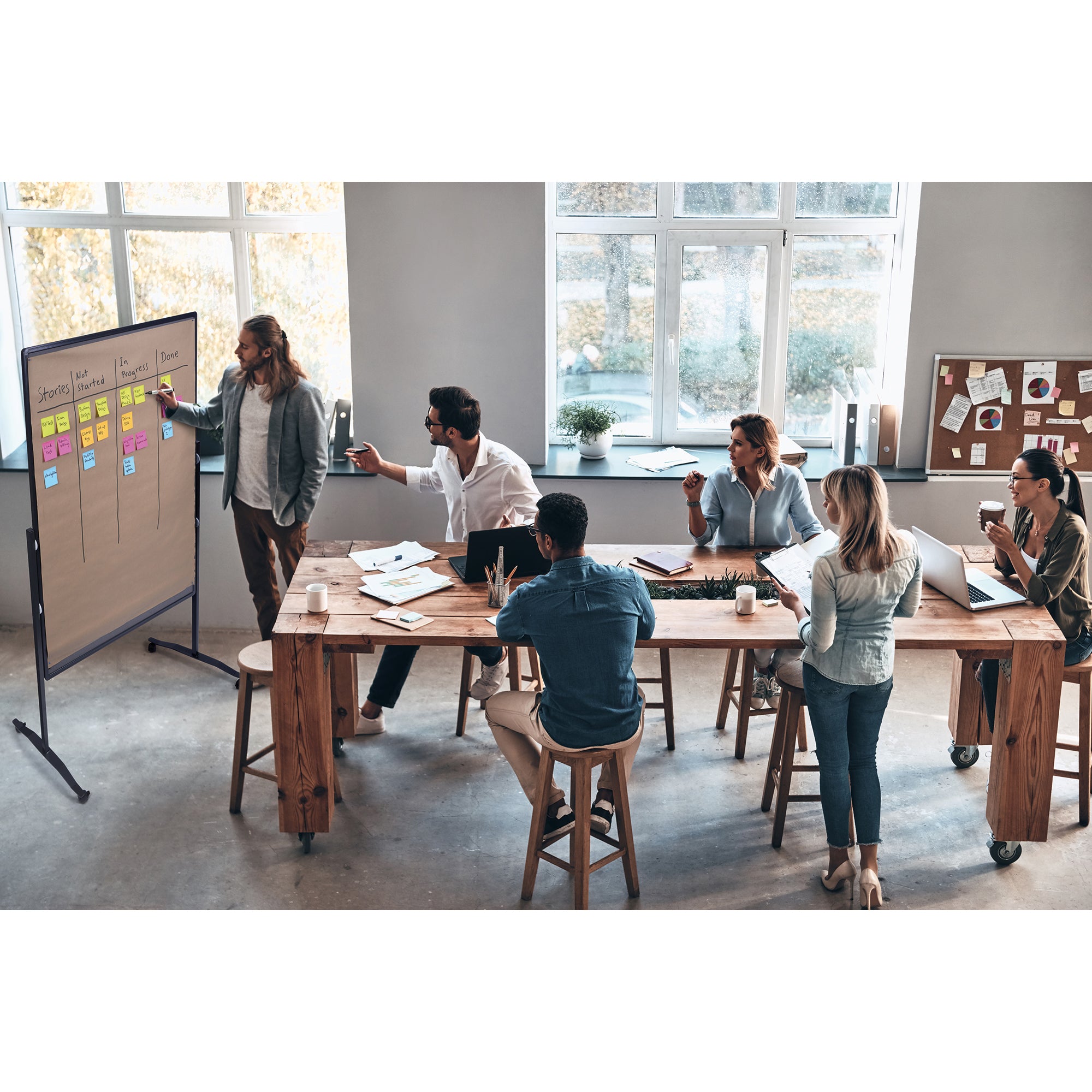 Legamaster Moderationstafel PREMIUM PLUS mobil