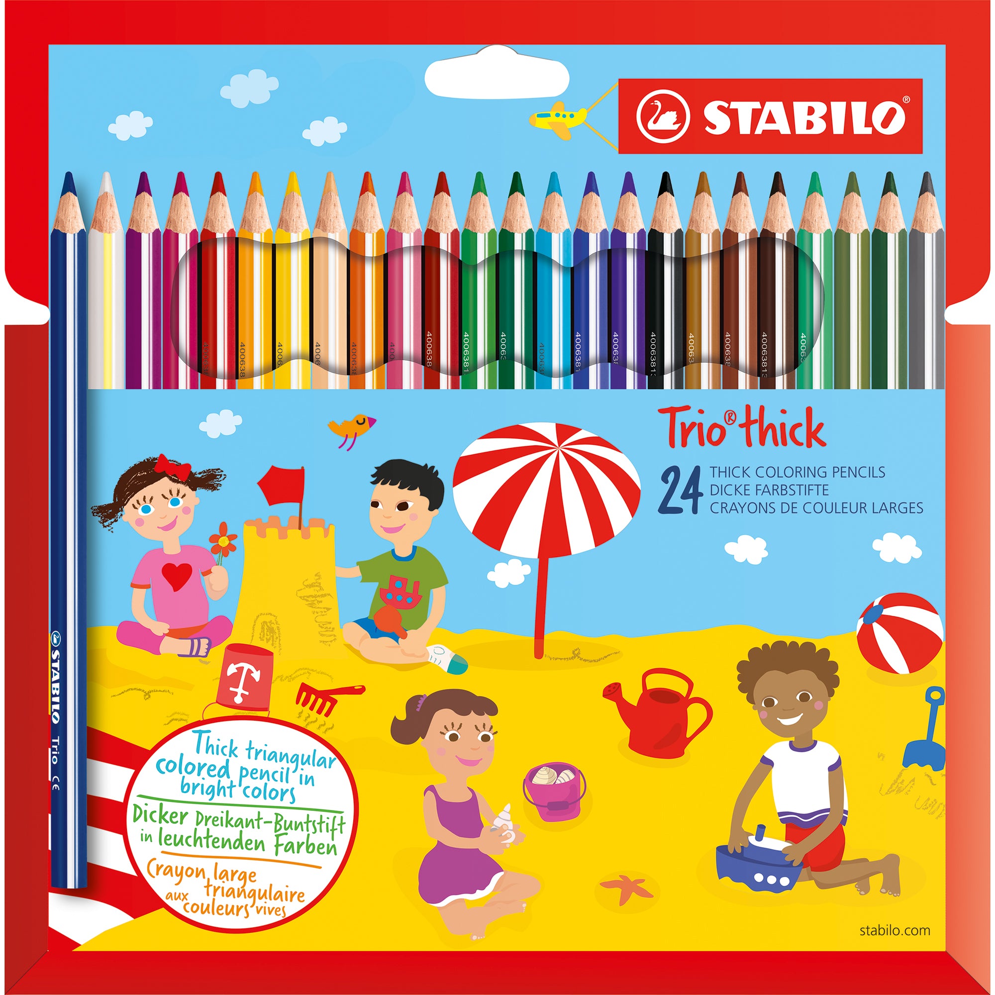 Stabilo Buntstift Trio® dick