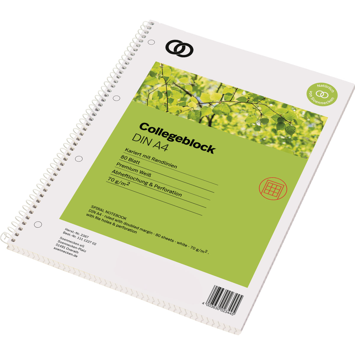 Soennecken Collegeblock, DIN A4
