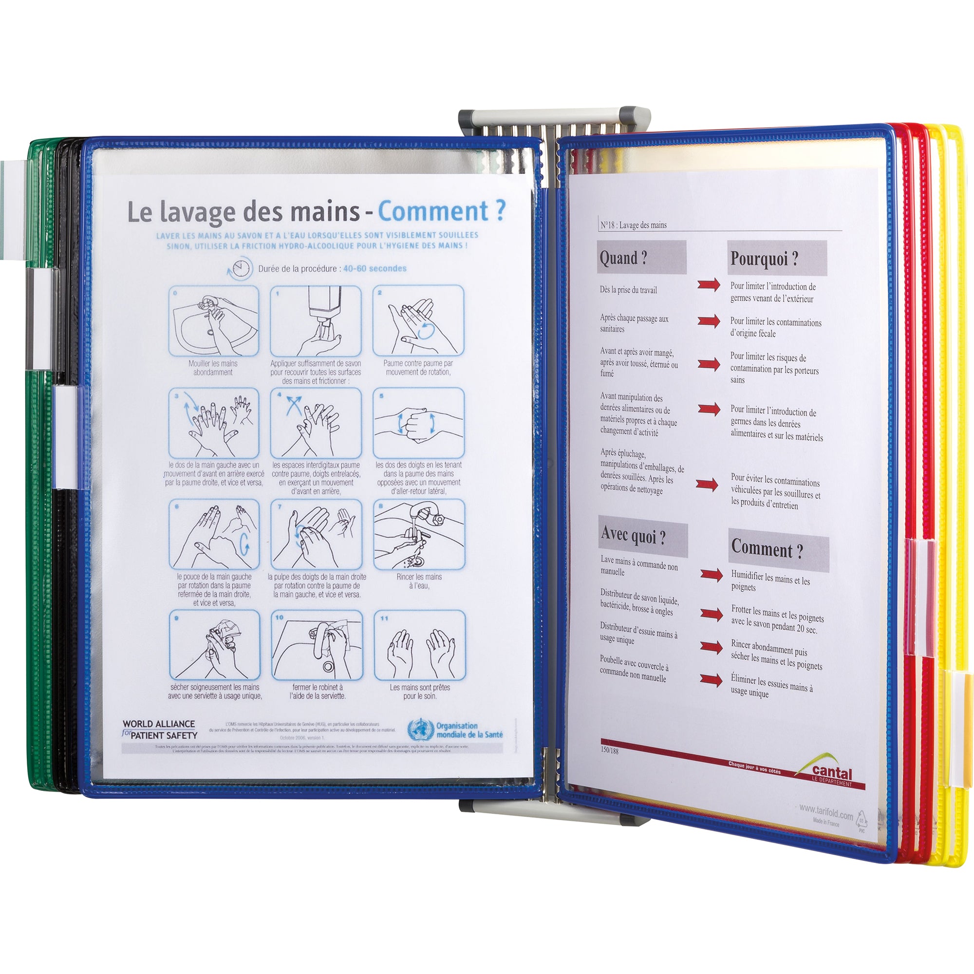 Djois Sichttafelwandhalter Tarifold, DIN A4