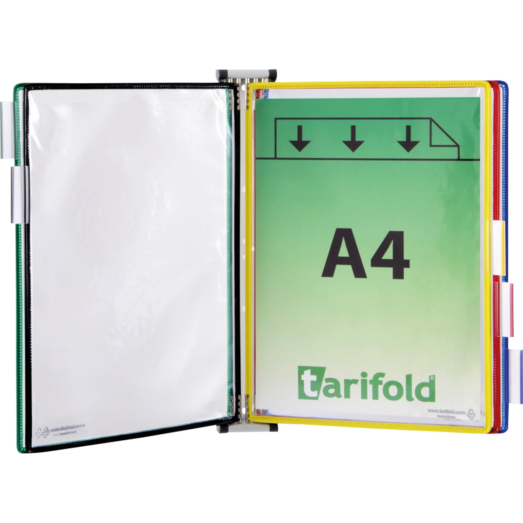 Djois Wandelement mit 5 Sichttafeln A4 sortiert, DIN A4