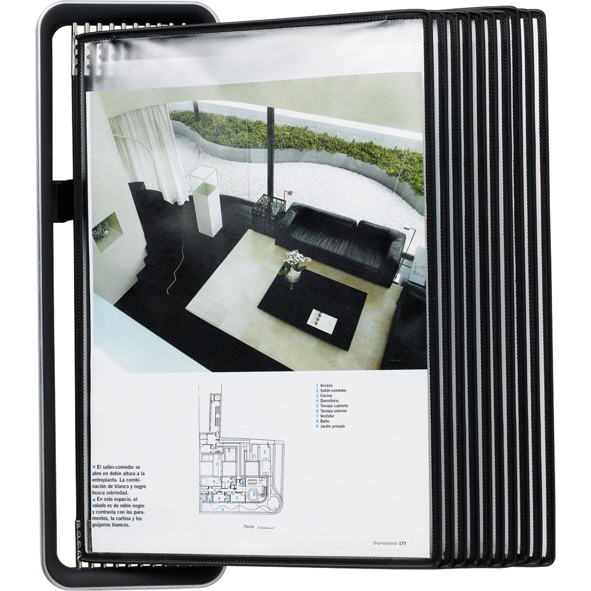 Djois Sichttafelwandhalter Tarifold VEO