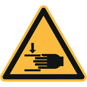 Hinweisschild ISO7010 Handverletzungen 20x20cm