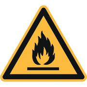 Hinweisschild ISO7010 Feuergefährlich 20x20cm
