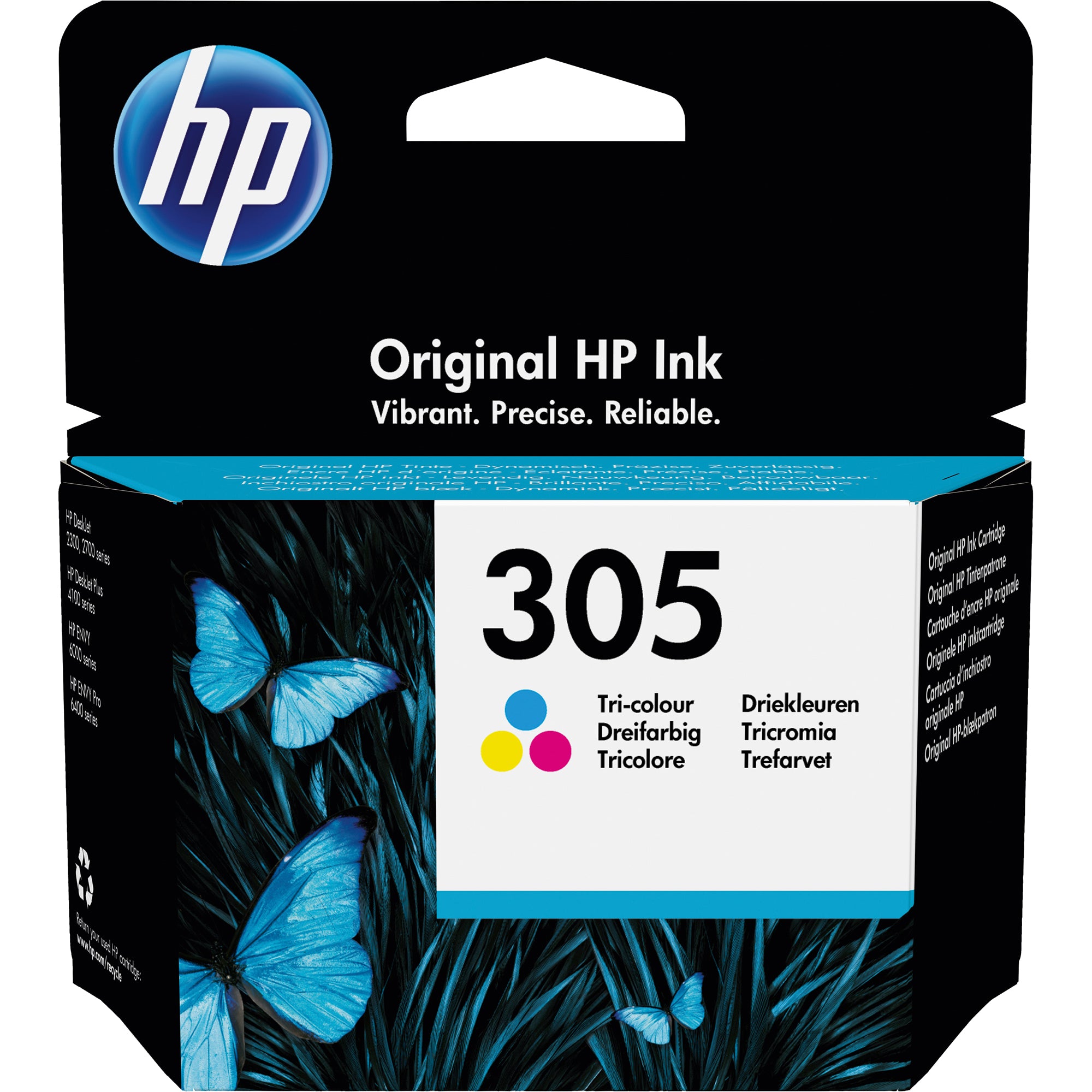 HP Tintenpatrone, cyan/magenta/gelb
