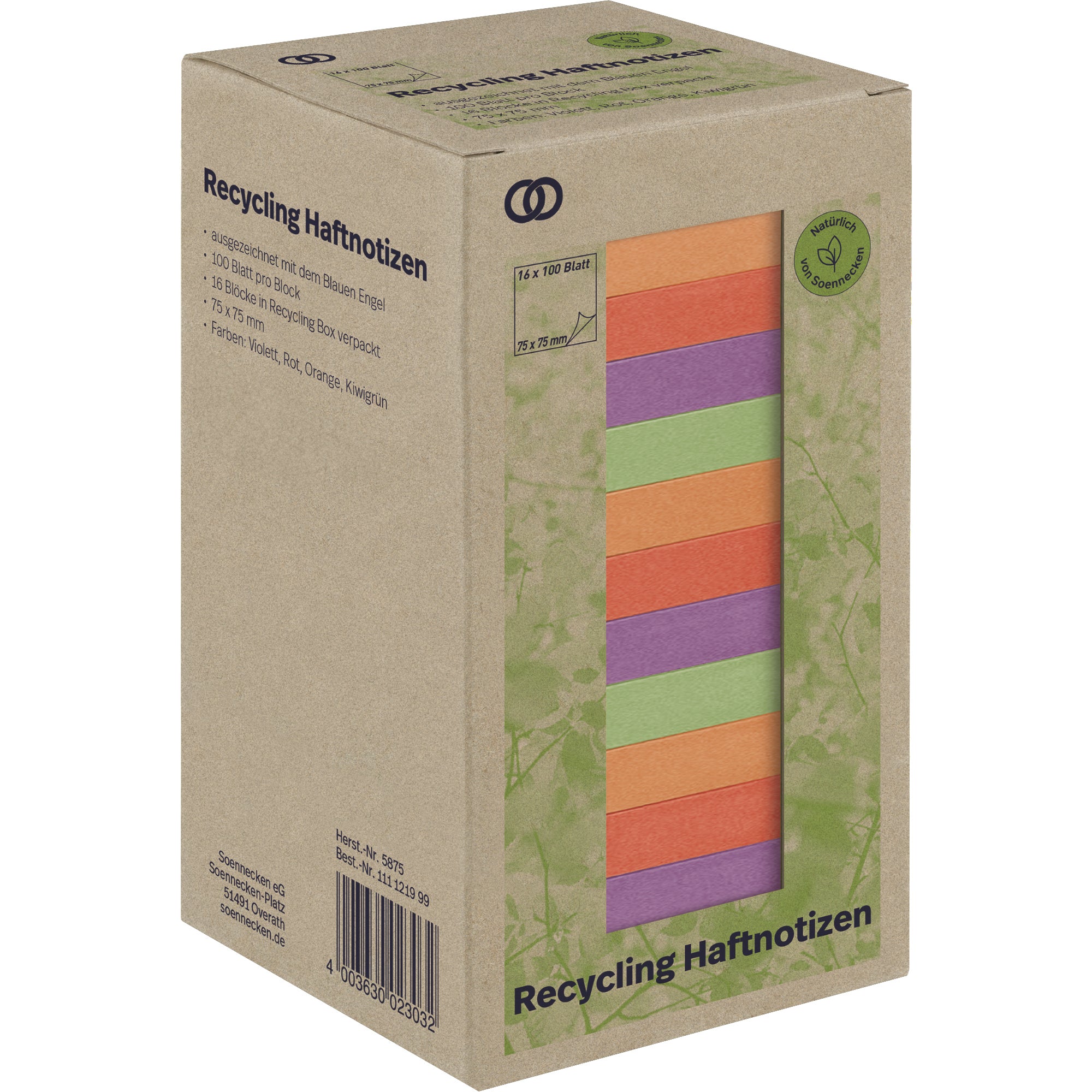 Soennecken Haftnotiz oeco Recycling