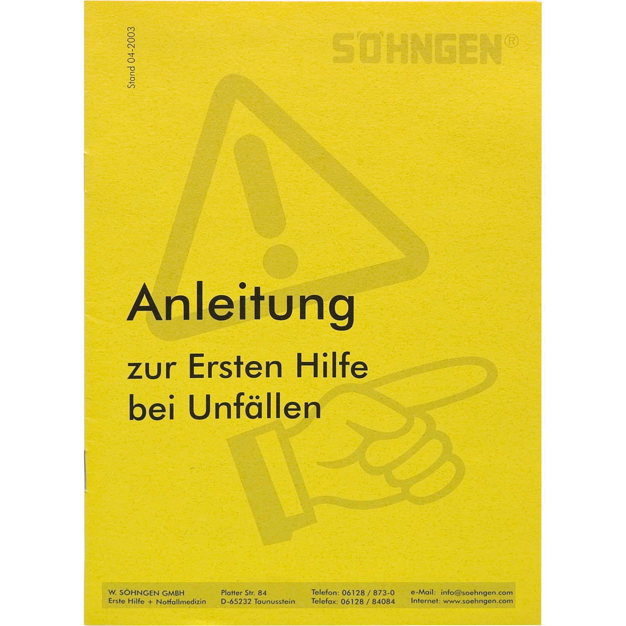 Söhngen Erste Hilfe Anleitung
