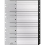 Leitz Zahlenregister Recycle, DIN A4, Überbreite