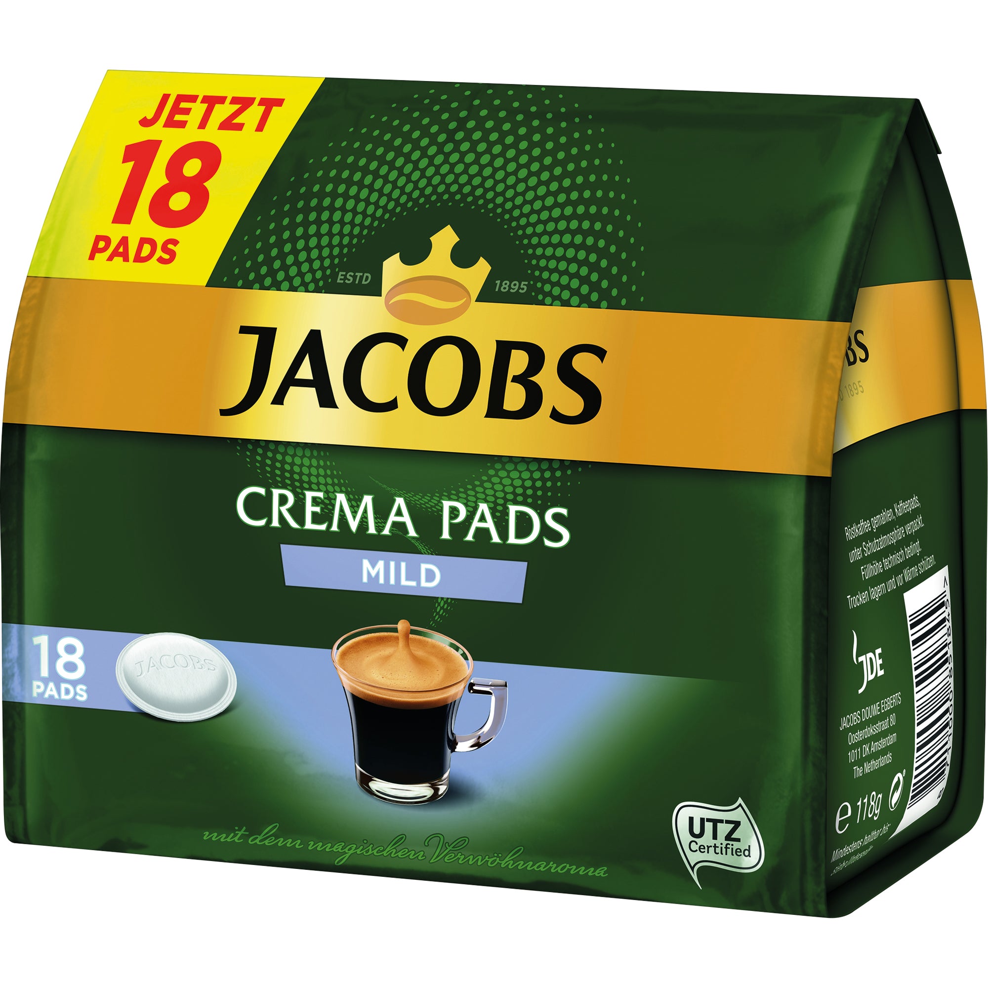Jacobs Kaffeepads Crema
