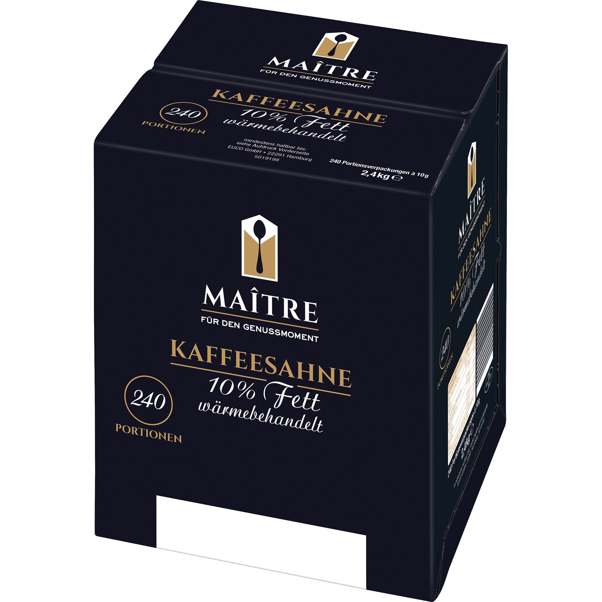 Maitre Kaffeesahne 10% 10g 240St