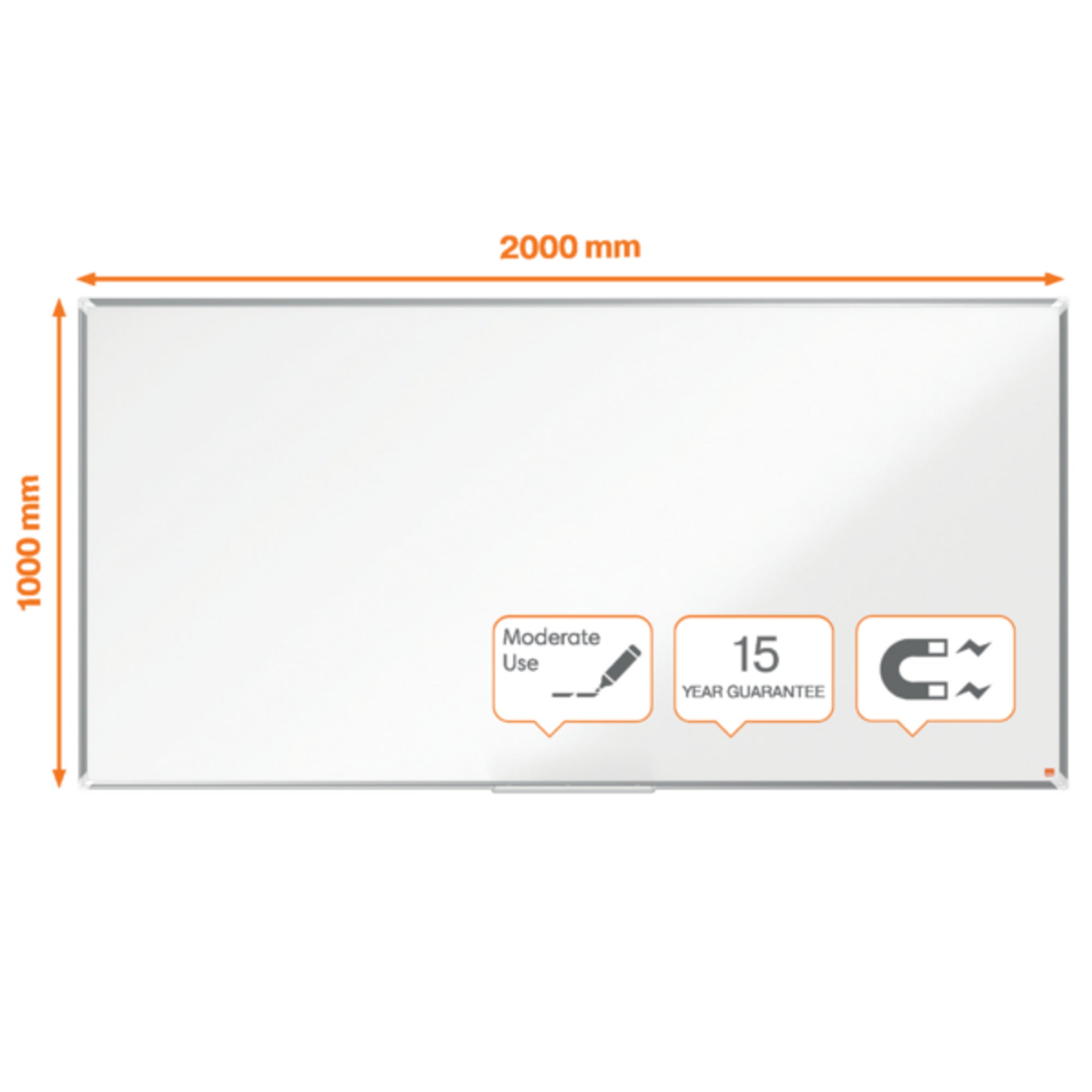 Nobo Whiteboard Premium Plus Nano CleanT